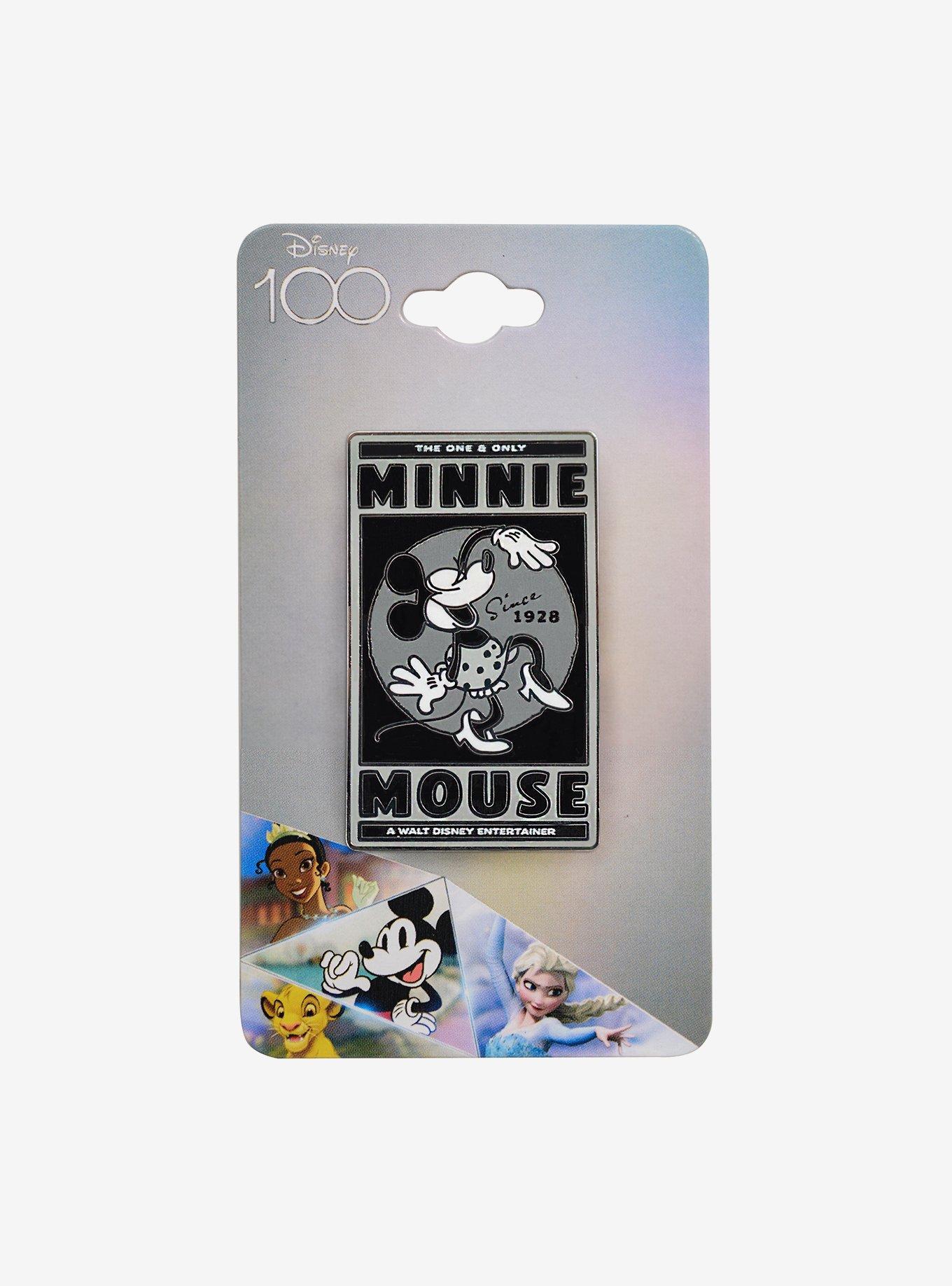 Disney 100 Minnie Mouse Tonal Portrait Enamel Pin - BoxLunch Exclusive, , alternate