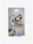 Disney 100 Mickey Mouse Steamboat Willie Outline Enamel Pin - BoxLunch Exclusive, , alternate
