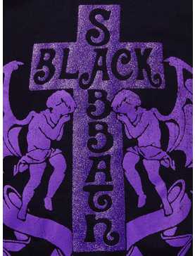 Black Sabbath Crying Angels Cross Boyfriend Fit Girls T-Shirt, , hi-res
