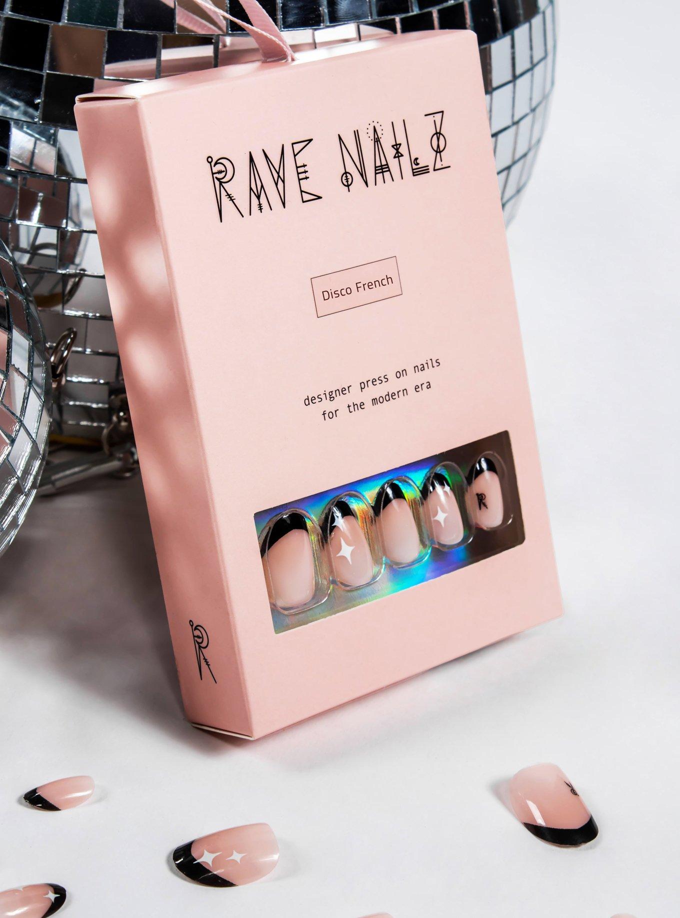 Rave Nailz Disco French Nailz, , alternate