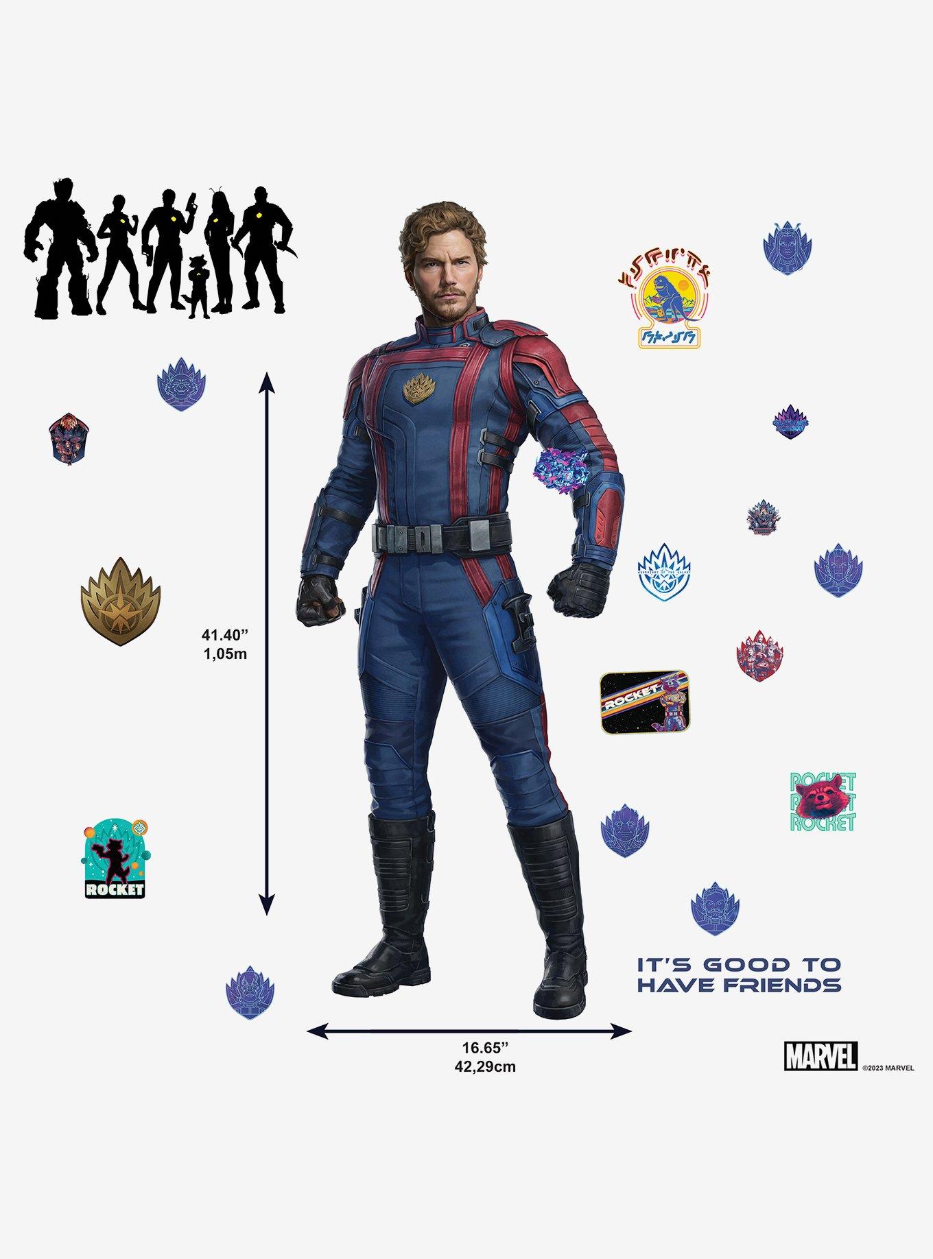 Marvel Guardians of the Galaxy: Vol. 3 Star-Lord Giant Peel & Stick Wall Decals, , alternate