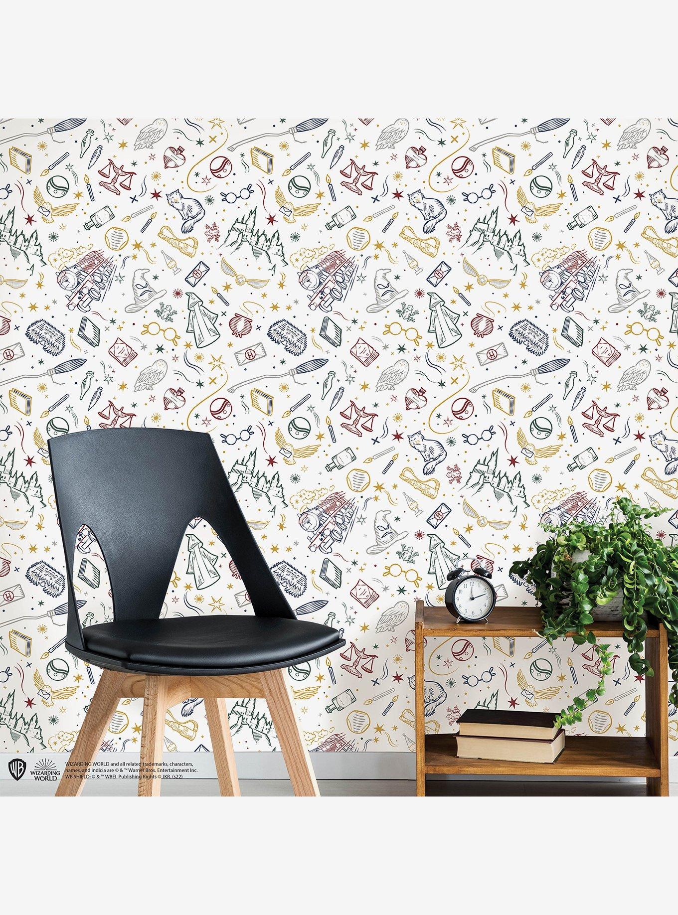 Harry Potter Magical Icons Peel & Stick Wallpaper, , hi-res