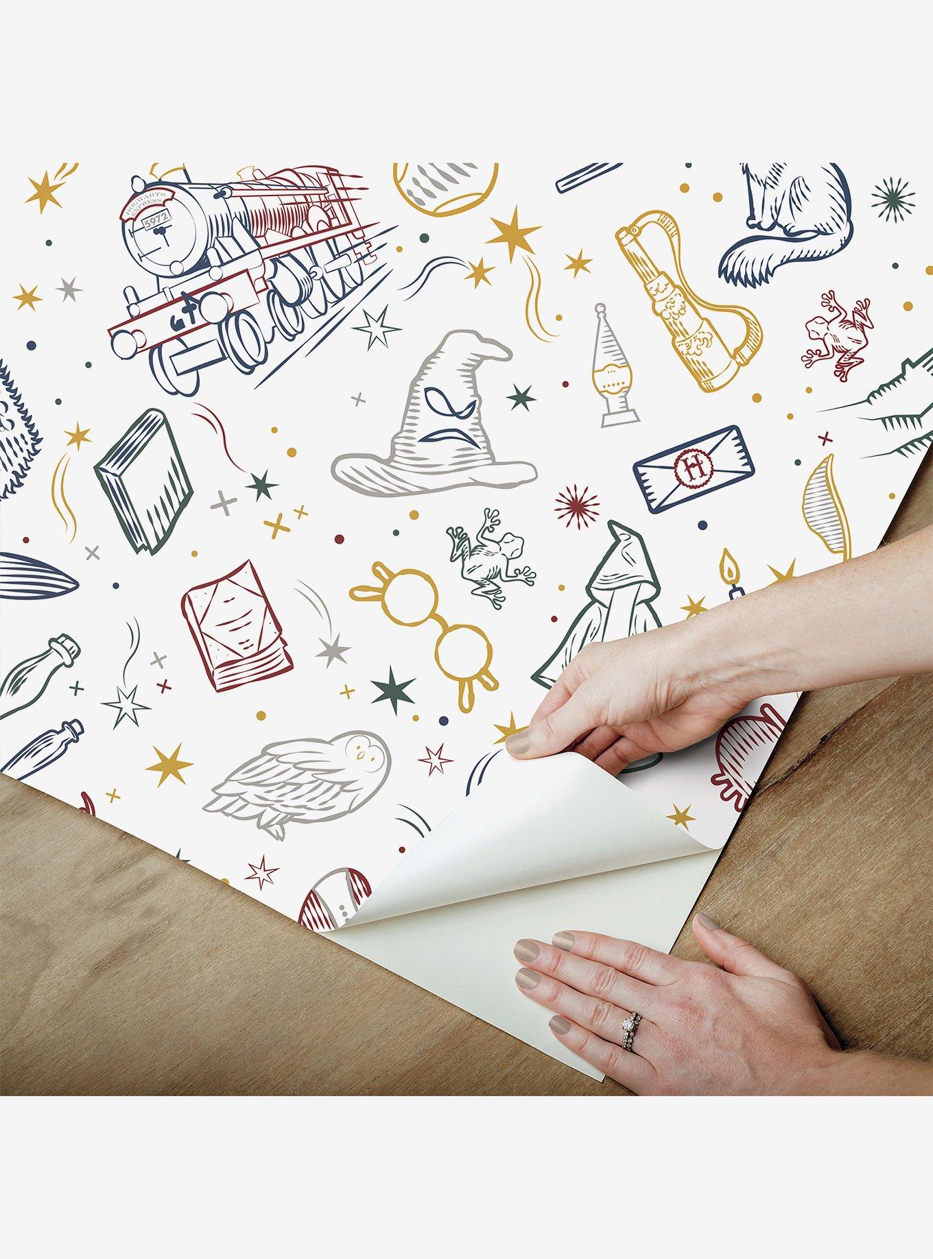 Harry Potter Magical Icons Peel & Stick Wallpaper, , alternate