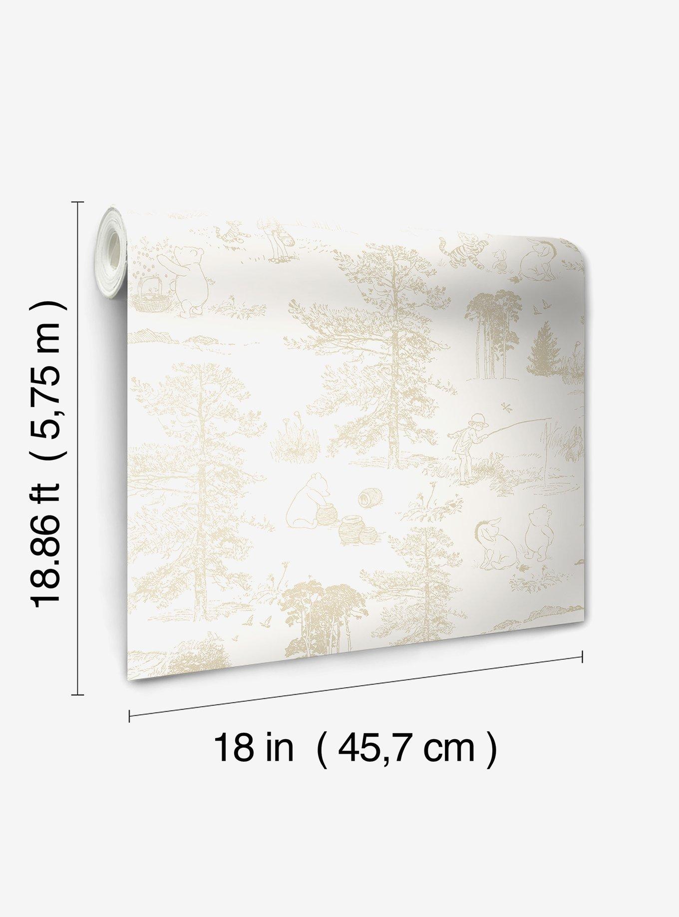 Winnie The Pooh The Hundred Acre Wood Peel & Stick Wallpaper, , alternate