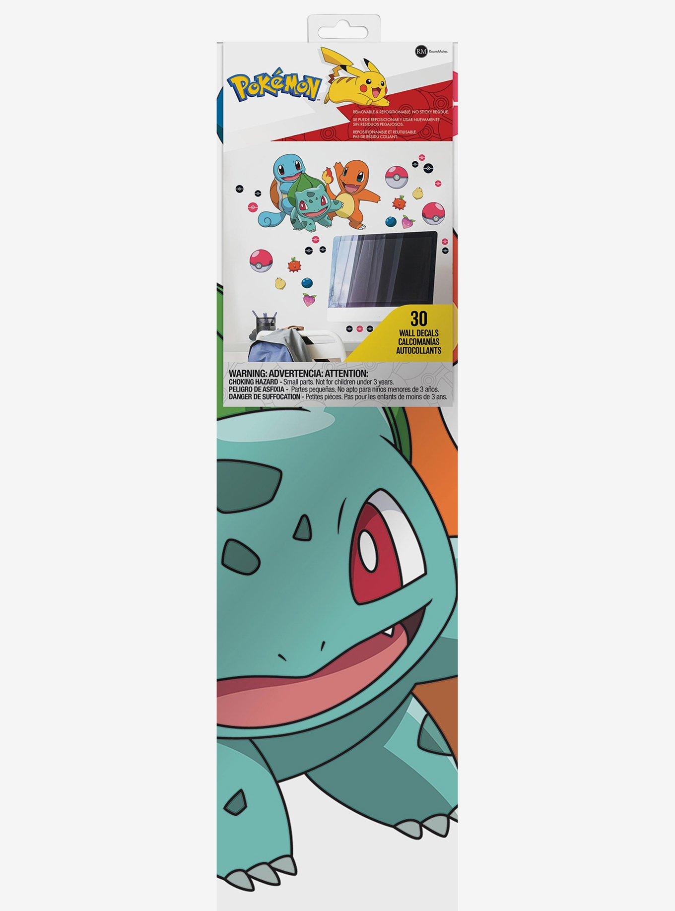 Pok&eacute;mon Squirtle Charmander Bulbasaur Peel & Stick Giant Wall Decals, , alternate