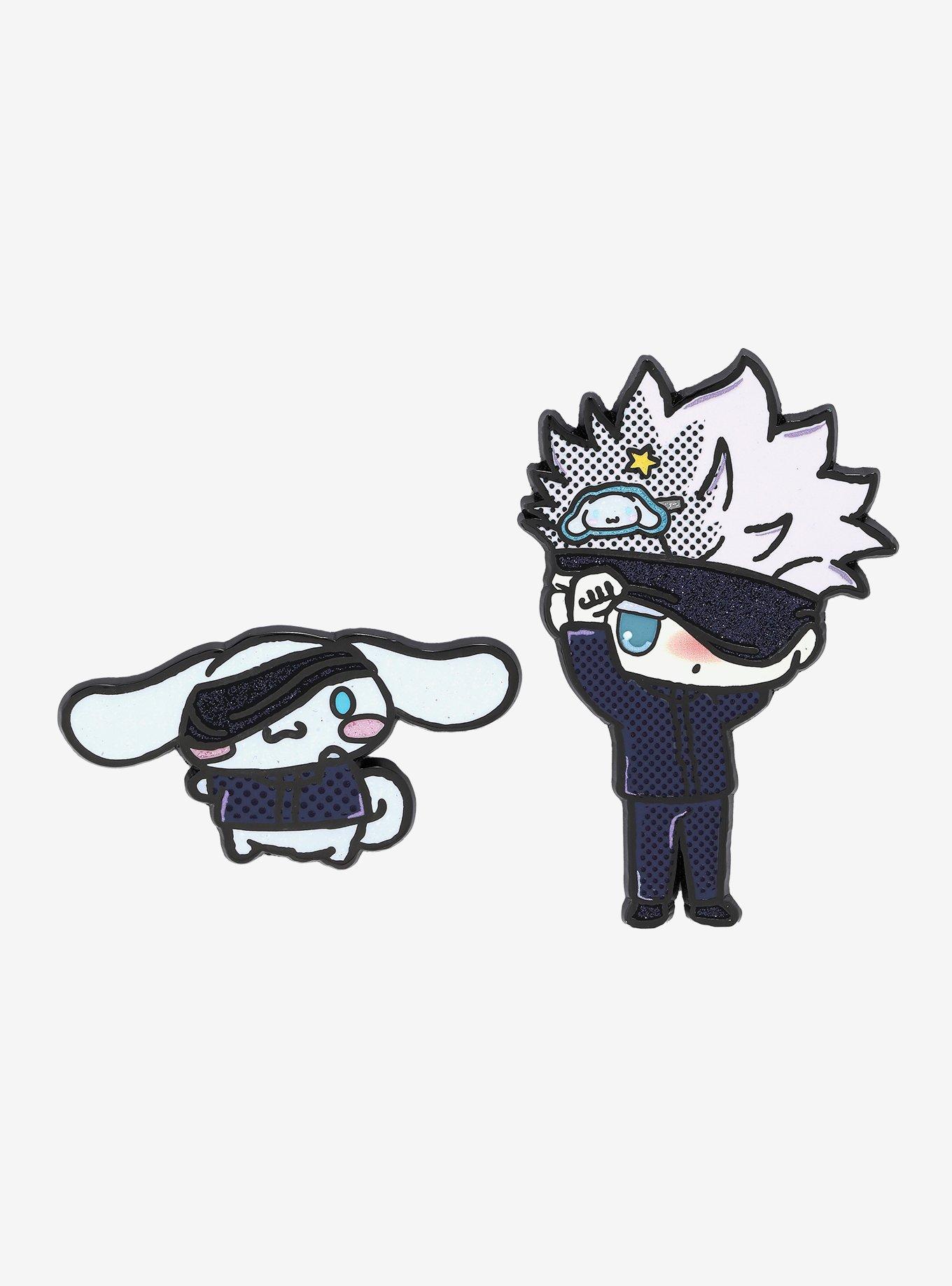 FigPin Jujutsu Kaisen x Hello Kitty and Friends Cinnamoroll & Satoru Gojo Enamel Pin Set - BoxLunch Exclusive, , alternate
