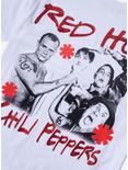 Red Hot Chili Peppers Glitter Group Shot Boyfriend Fit Girls T-Shirt, BRIGHT WHITE, alternate
