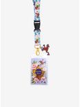 Harry Potter Chocolate Frog Floral Lanyard - BoxLunch Exclusive, , alternate