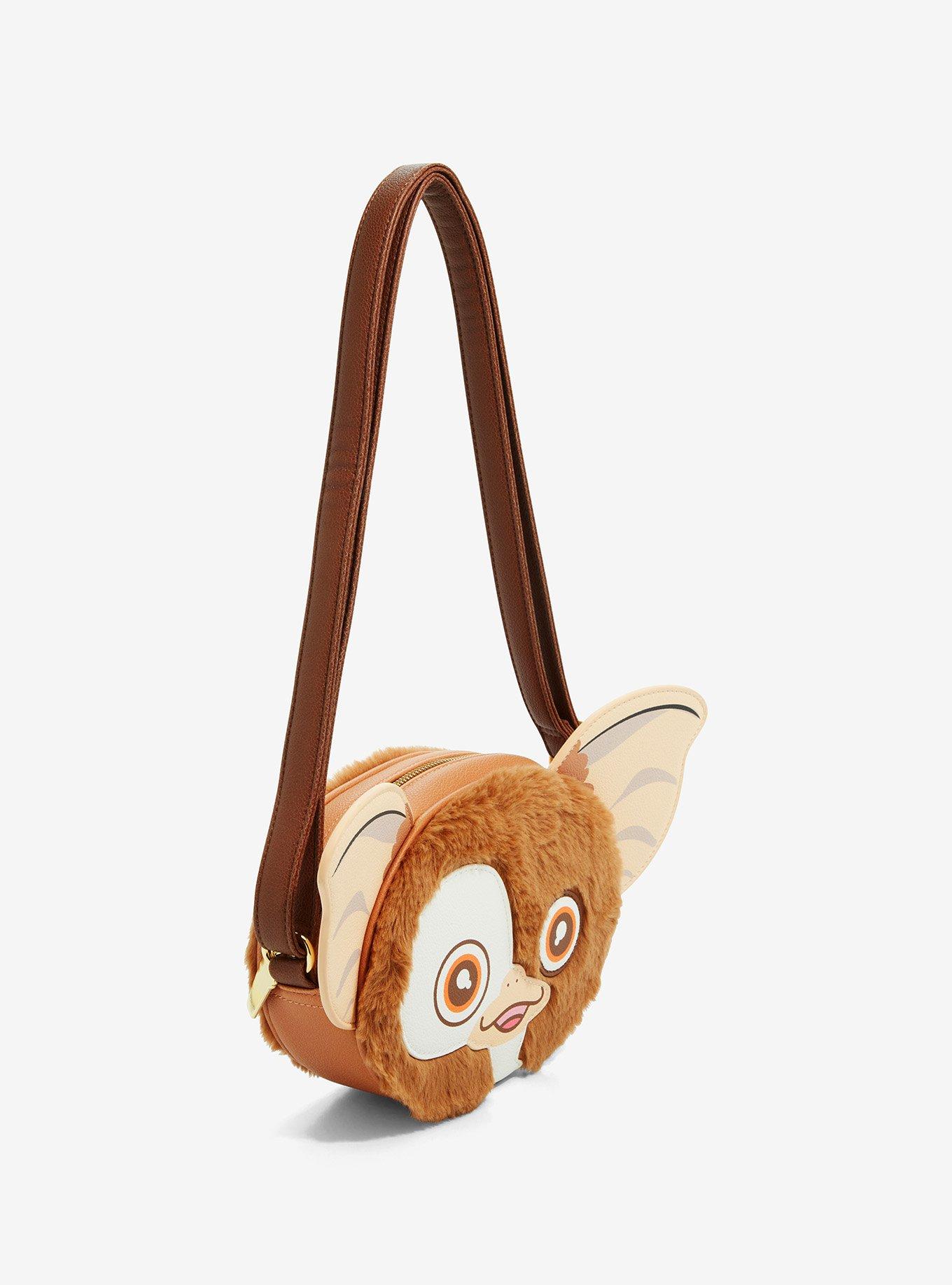 Gremlins Gizmo Fuzzy Figural Crossbody Bag, , alternate