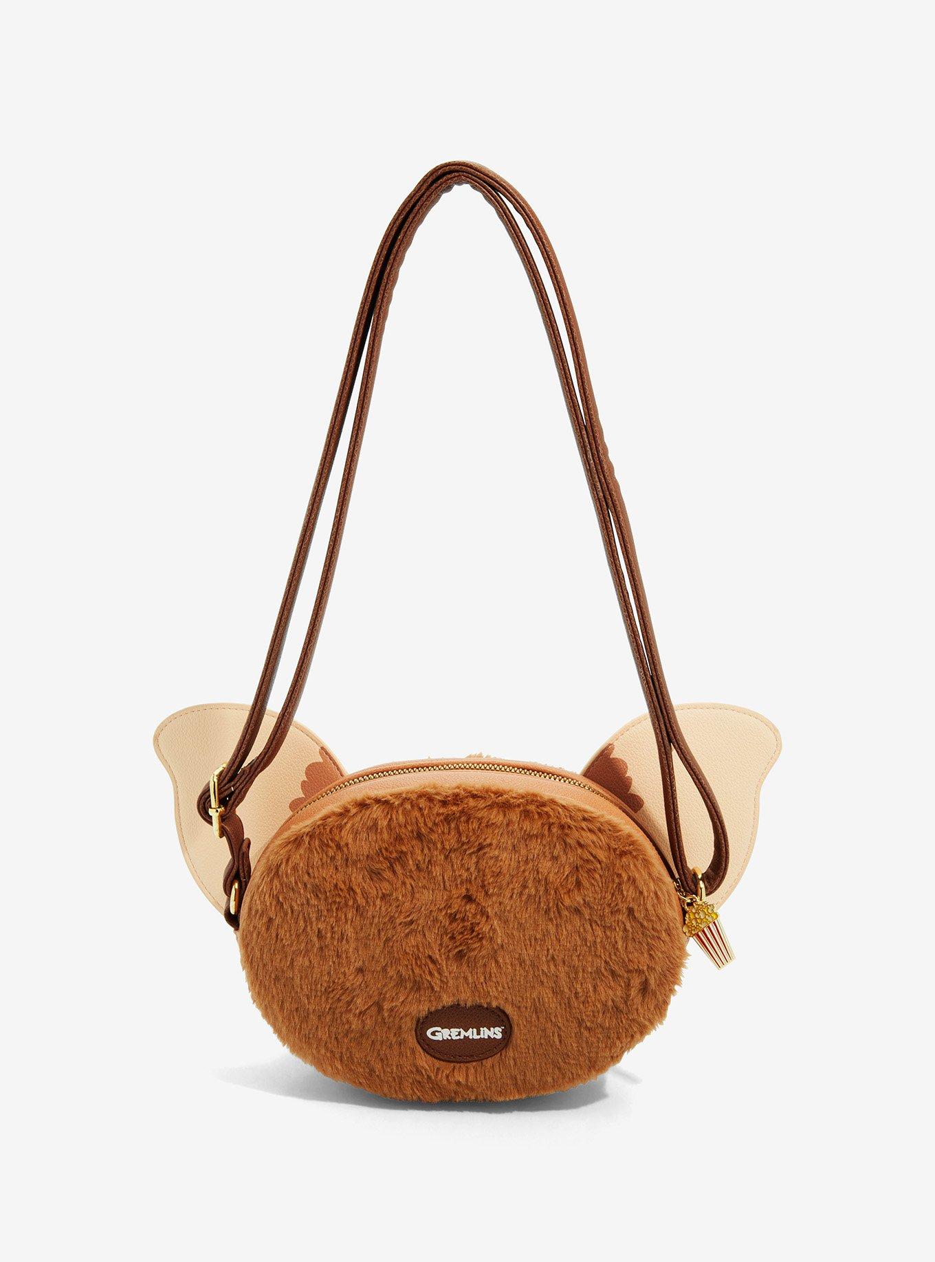 Gremlins Gizmo Fuzzy Figural Crossbody Bag, , alternate