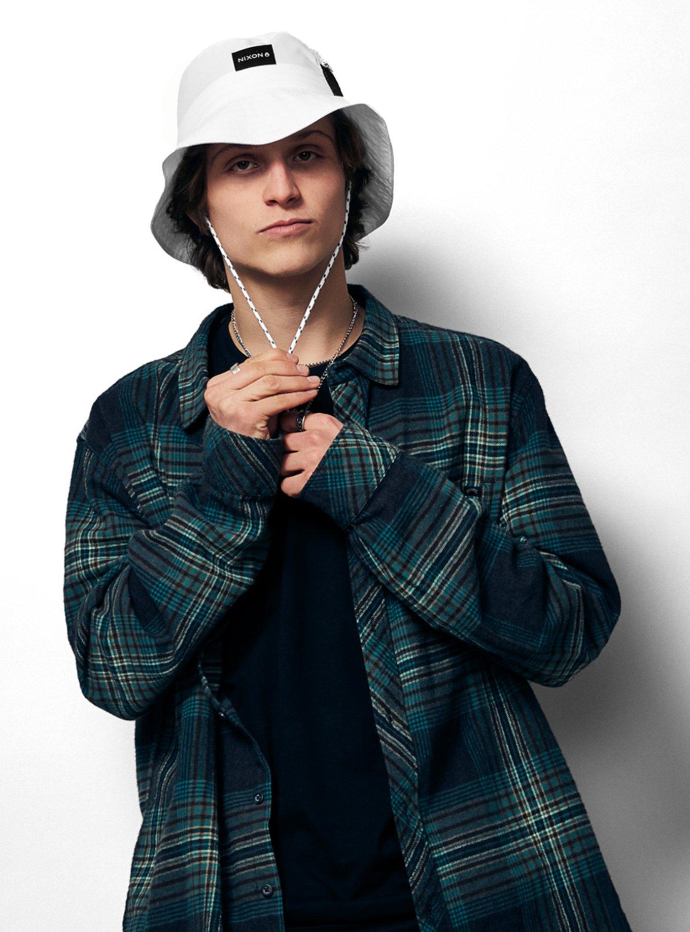 Nixon Brando Bucket Hat White, IVORY, alternate