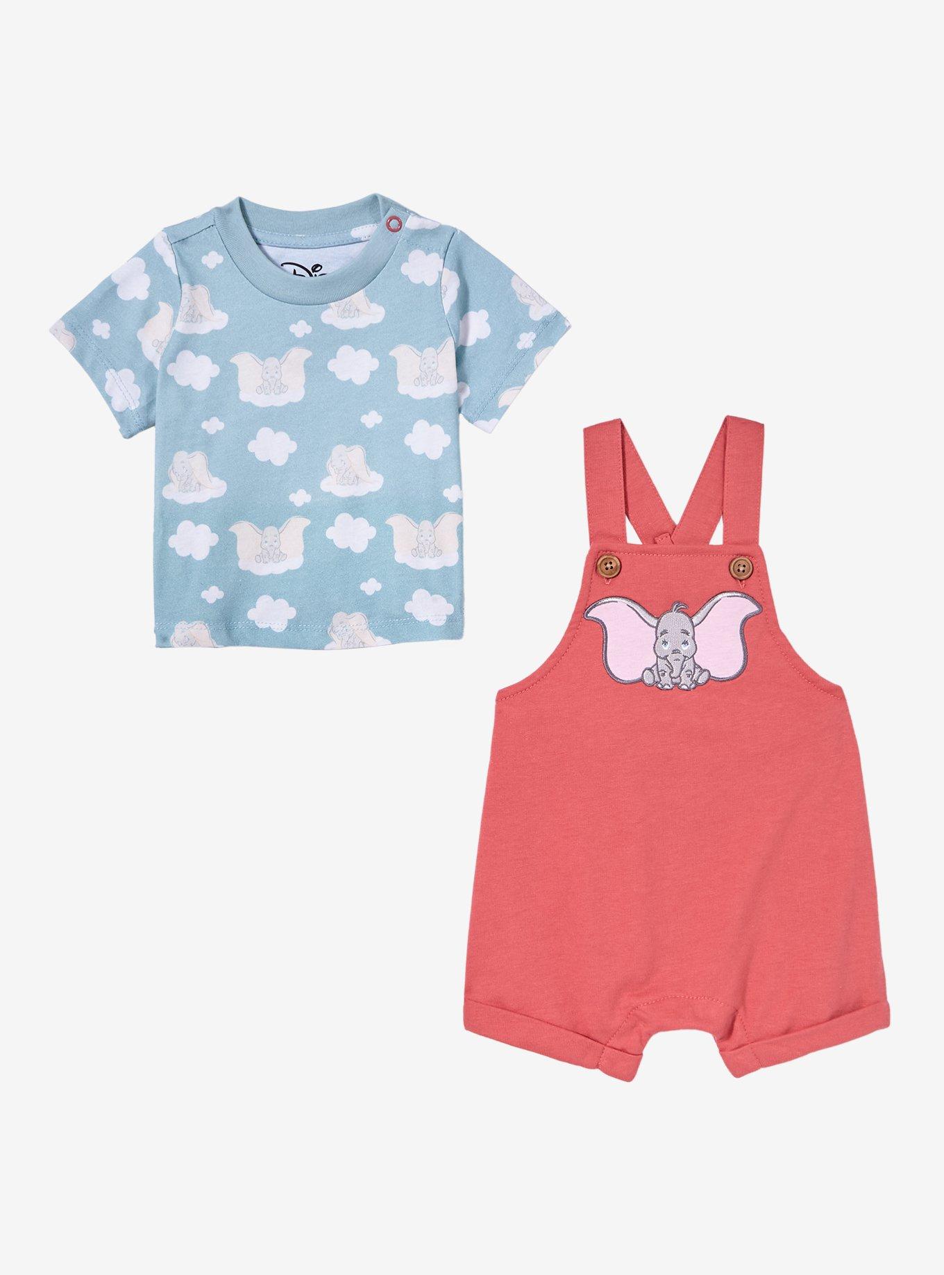 Disney Dumbo Infant Overall Set &mdash; BoxLunch Exclusive, RED, alternate