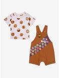 Disney Pixar Up Russell Wilderness Explorer Infant Overall Set — BoxLunch Exclusive, BROWN, alternate