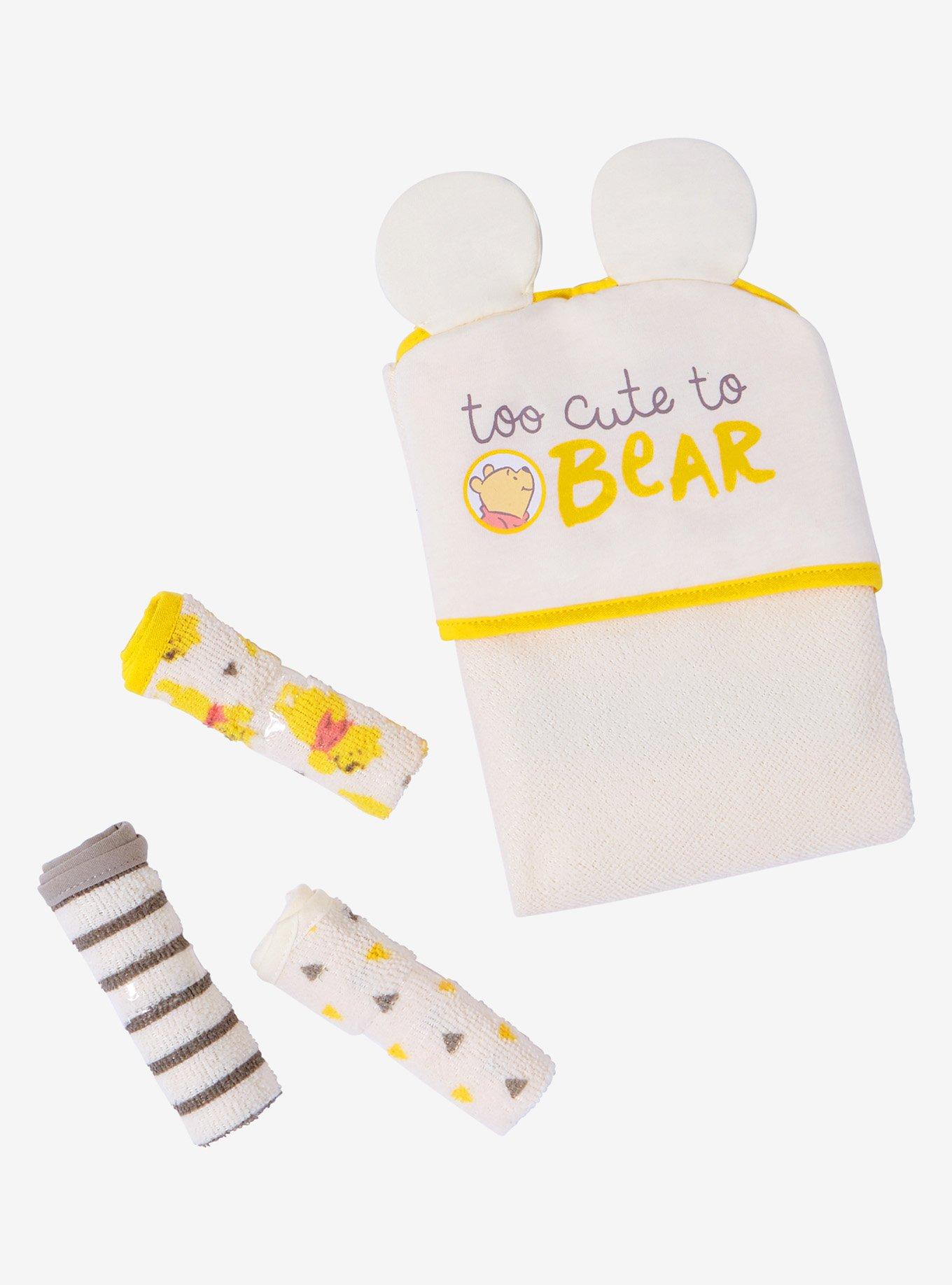 Disney Winnie the Pooh Infant Bath Towel Set, , alternate