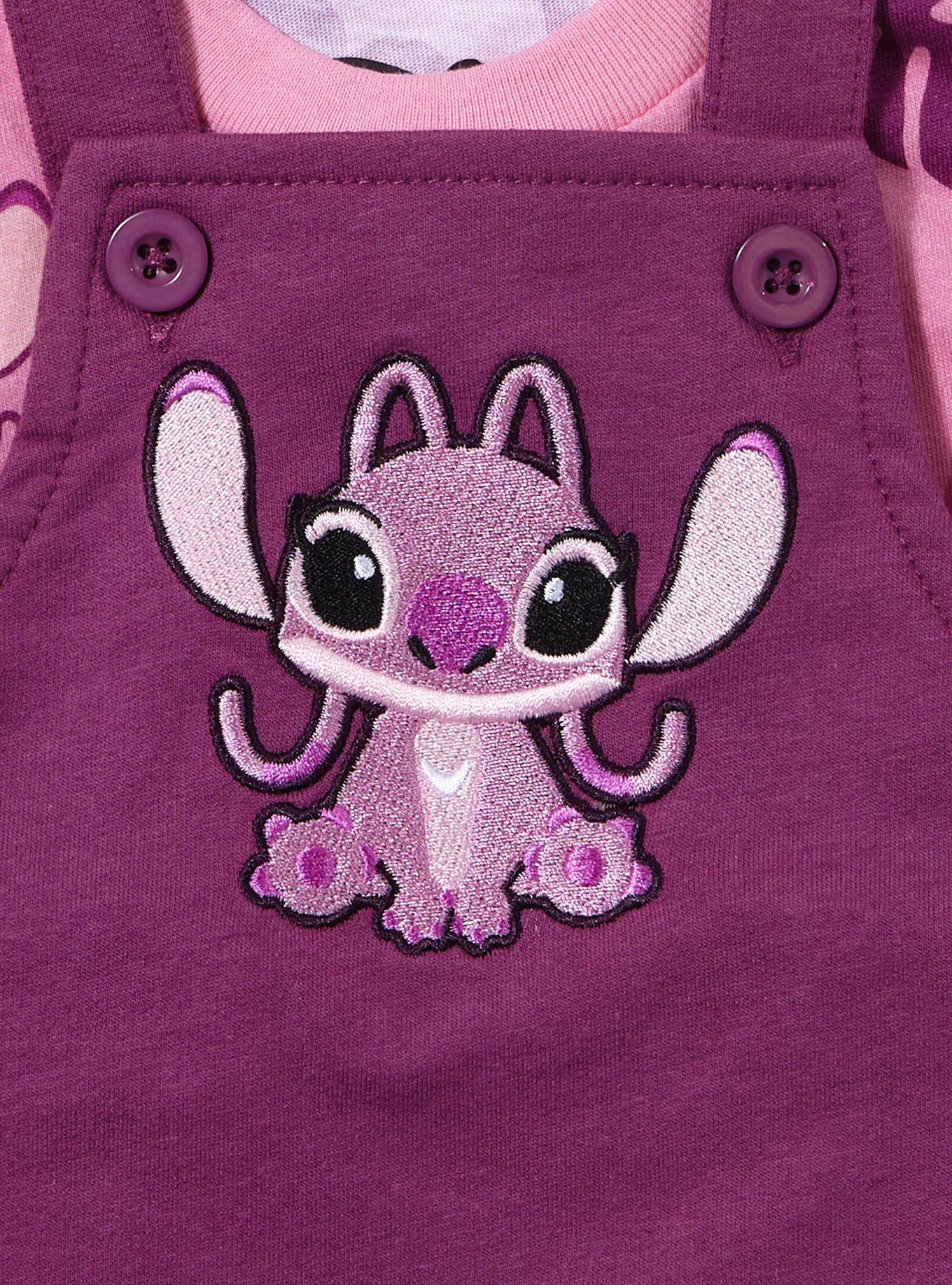 Disney Lilo & Stitch Angel Infant T-Shirt and Overall Set - BoxLunch Exclusive
