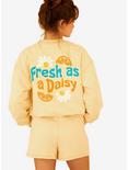 Dippin' Daisy's Fresh As A Daisy Crewneck Sweatshirt Cream, IVORY, alternate
