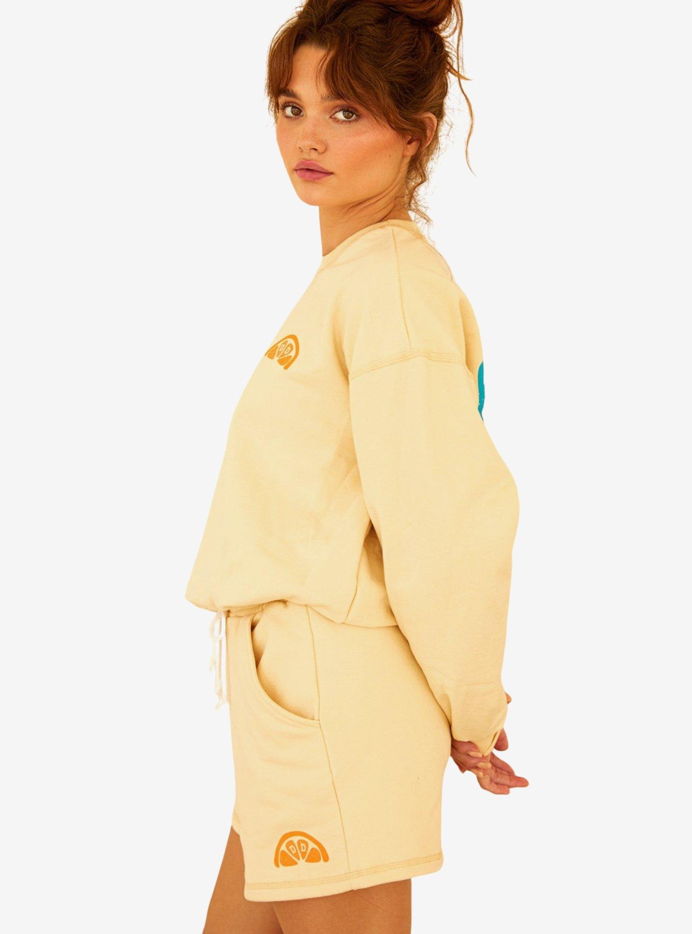 Dippin' Daisy's Fresh As A Daisy Crewneck Sweatshirt Cream, IVORY, alternate