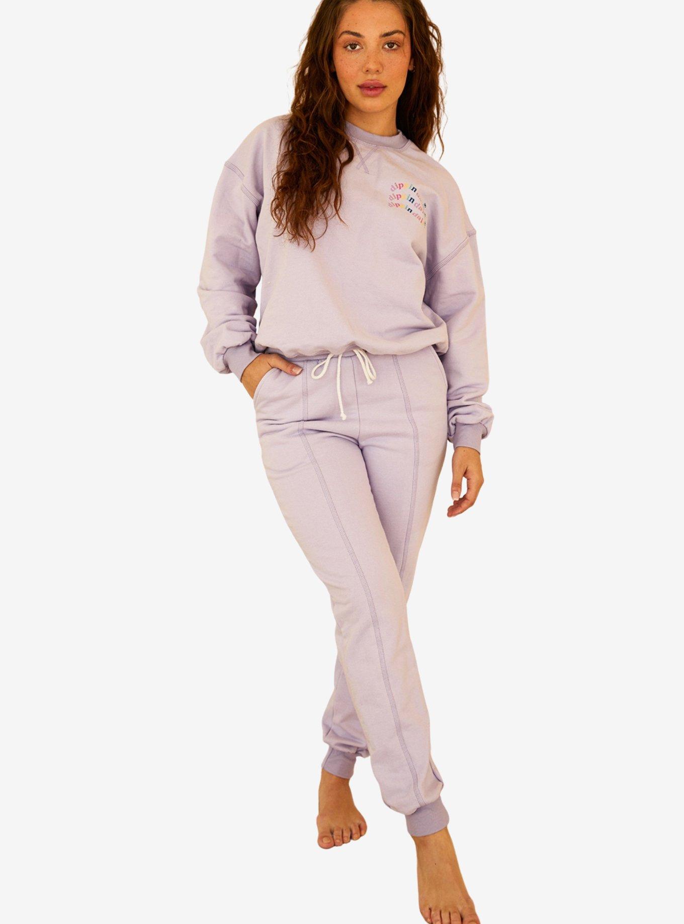 Dippin' Daisy's DD Wave Crewneck Sweatshirt Purple, PURPLE, alternate