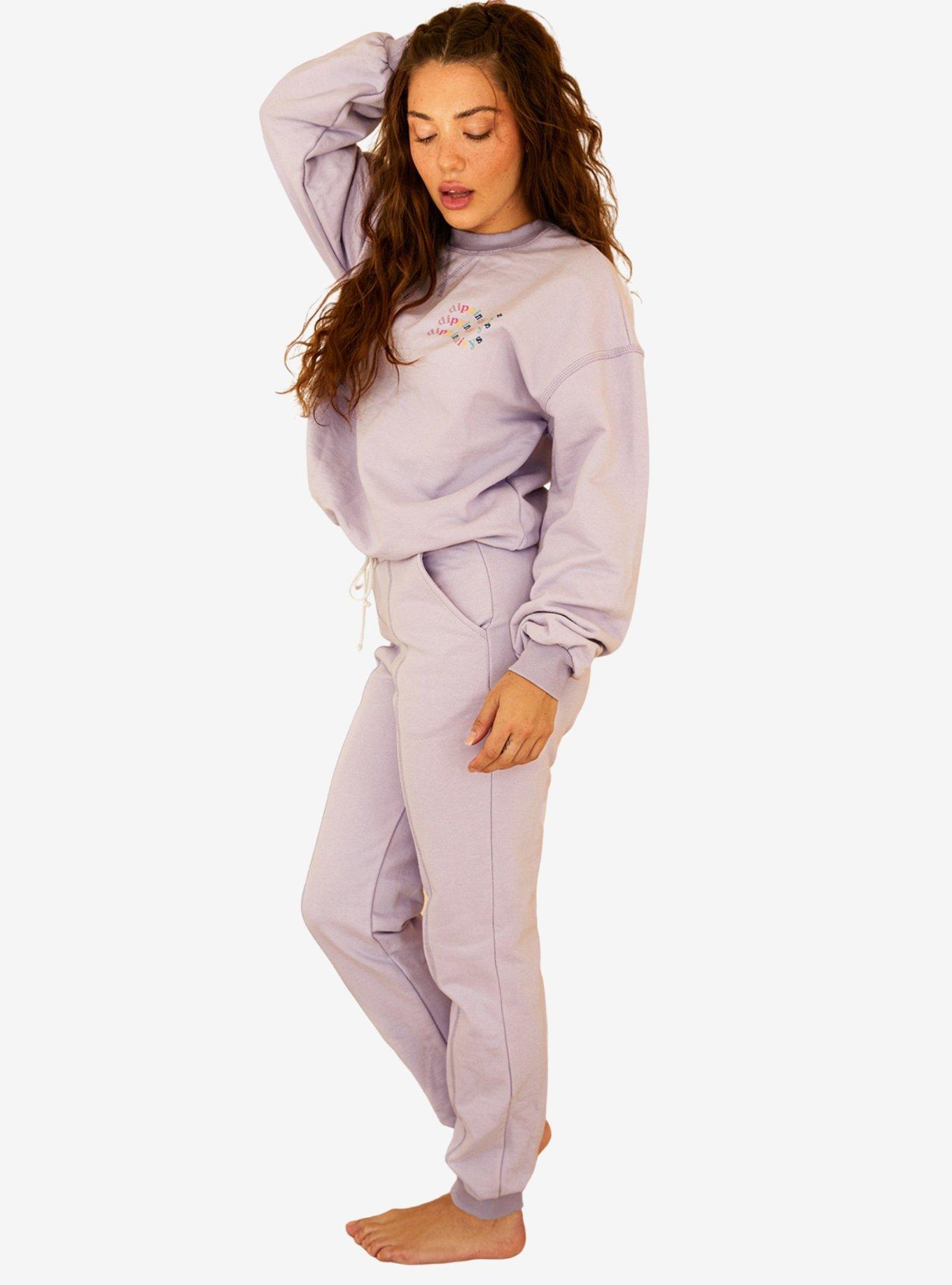 Dippin' Daisy's DD Wave Crewneck Sweatshirt Purple, PURPLE, alternate