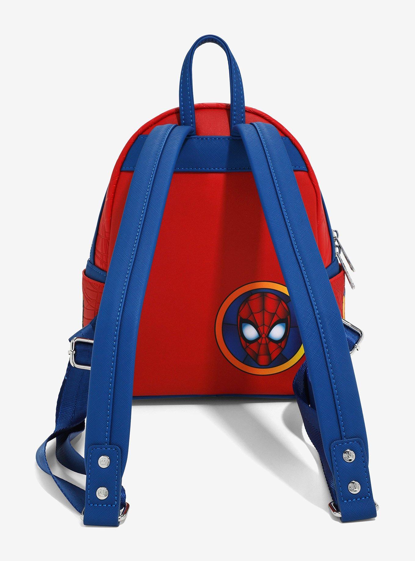 Loungefly Marvel Spider-Man Stained Glass Mini Backpack — BoxLunch Exclusive, , alternate