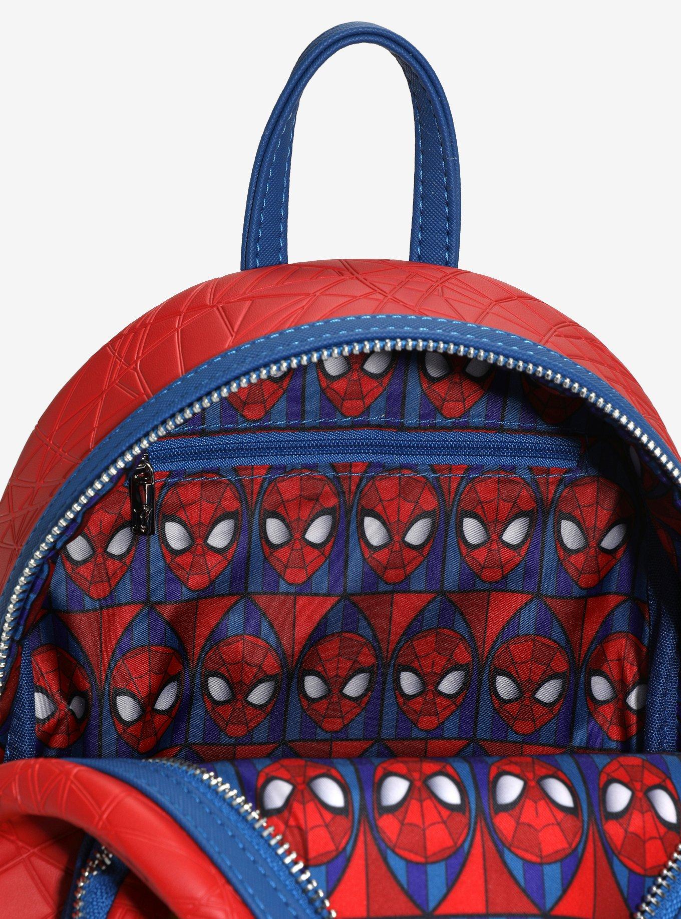 Loungefly Marvel Spider-Man Stained Glass Mini Backpack — BoxLunch Exclusive, , alternate