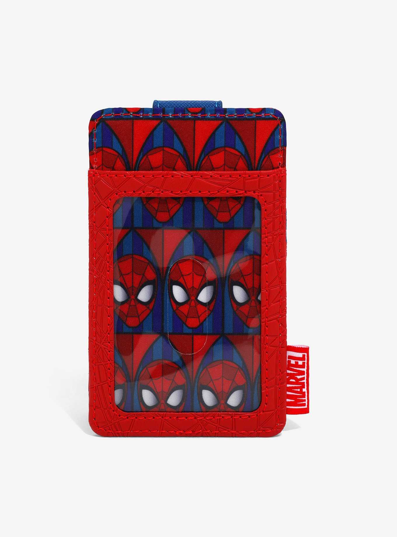 Loungefly Marvel Spider-Man Stained Glass Cardholder — BoxLunch Exclusive, , hi-res