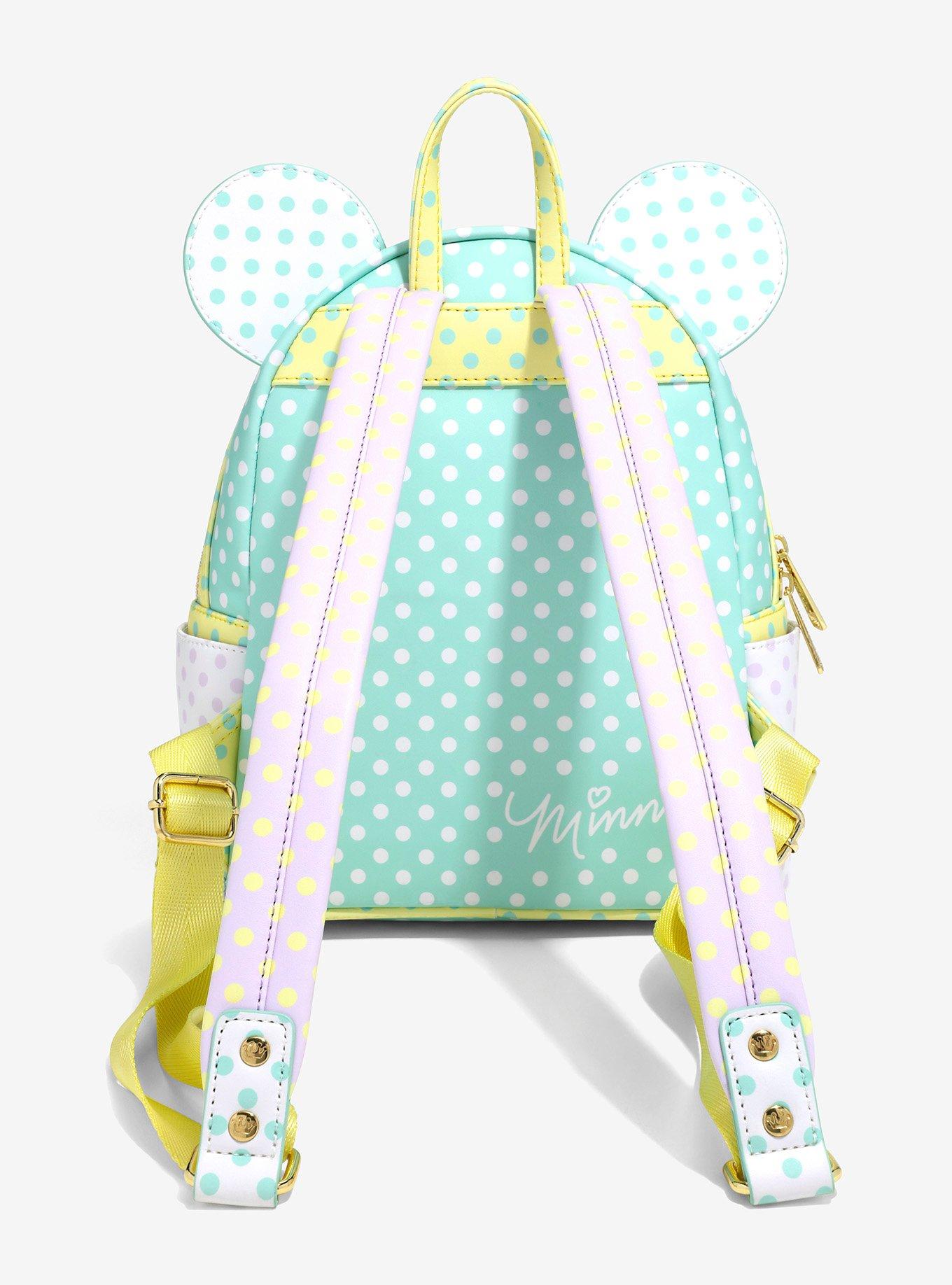 Minnie Mouse Loungefly Disney Minnie Mouse Pastel Polka Dot Mini Backpack — BoxLunch Exclusive ...