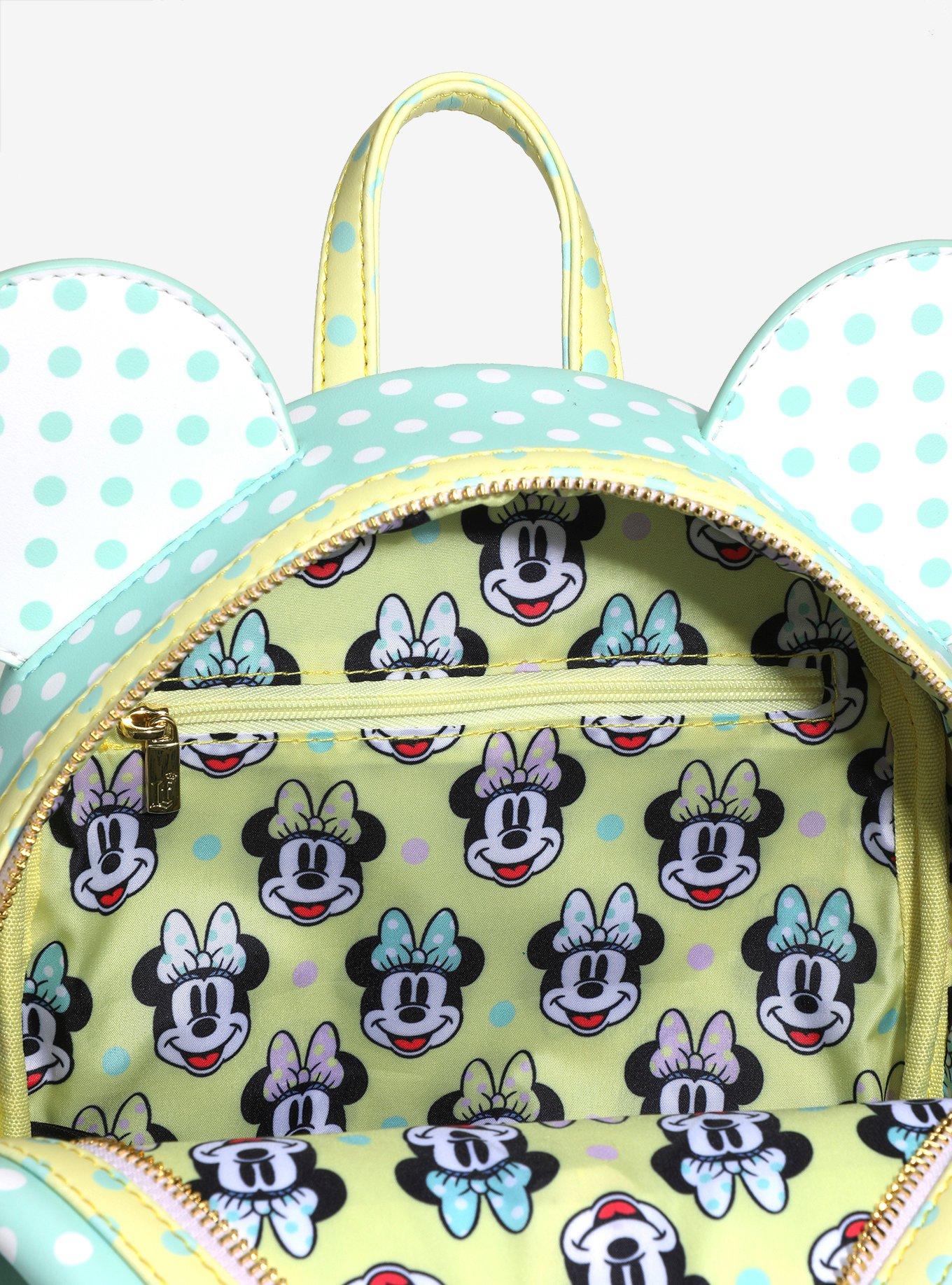 Loungefly Disney Minnie Mouse Pastel Polka Dot Mini Backpack — BoxLunch Exclusive, , alternate