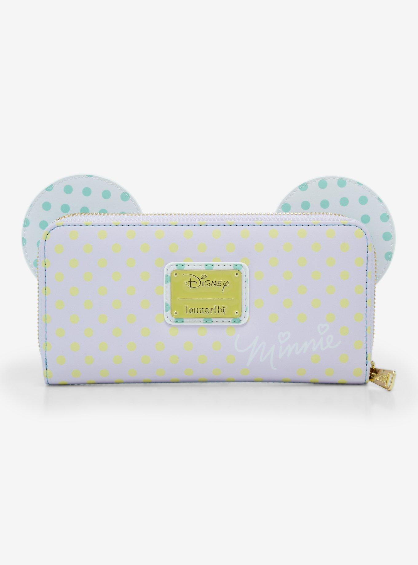 Loungefly Disney Minnie Mouse Pastel Polka Dot Wallet — BoxLunch Exclusive