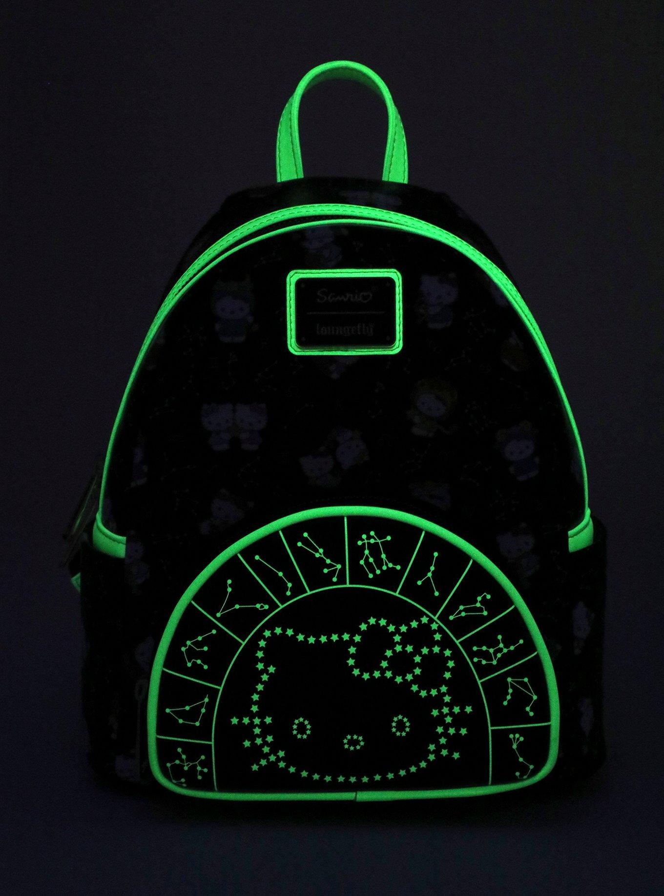 Loungefly Sanrio Hello Kitty Zodiac Sign Glow-in-the-Dark Mini Backpack — BoxLunch Exclusive, , alternate