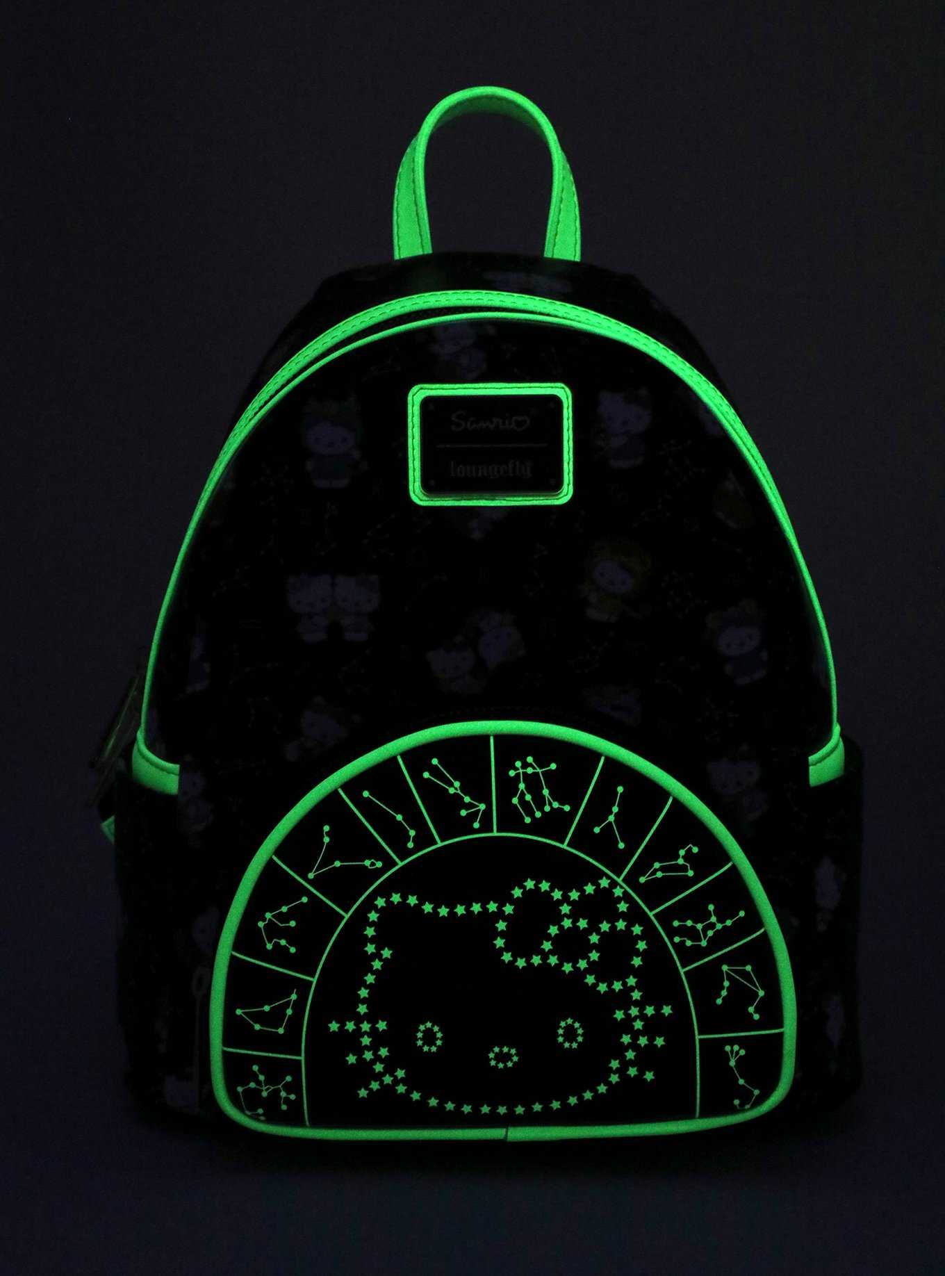 Loungefly Sanrio Hello Kitty Zodiac Sign Glow-in-the-Dark Mini Backpack — BoxLunch Exclusive, , hi-res