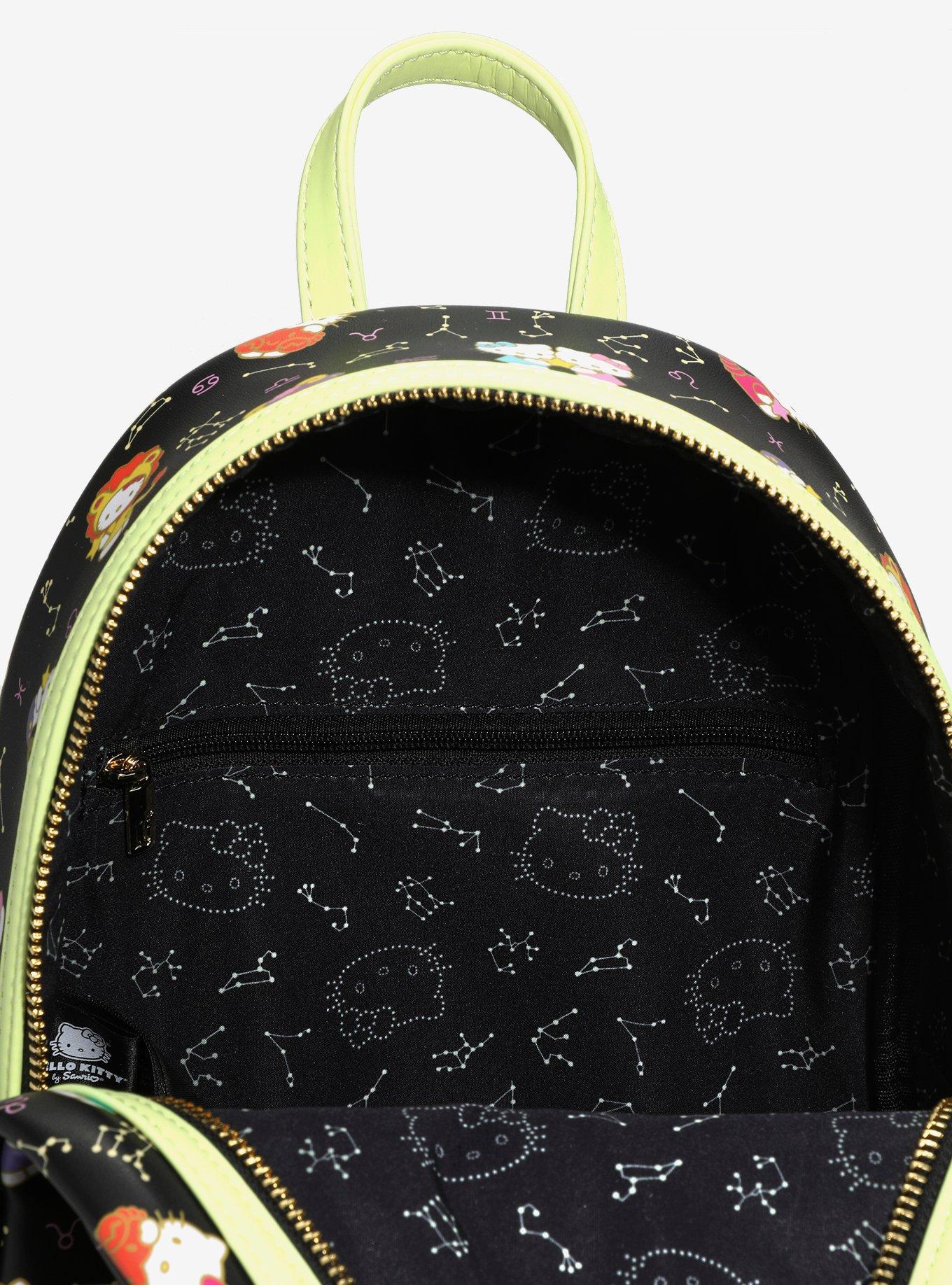 Loungefly Sanrio Hello Kitty Zodiac Sign Glow-in-the-Dark Mini Backpack — BoxLunch Exclusive, , alternate