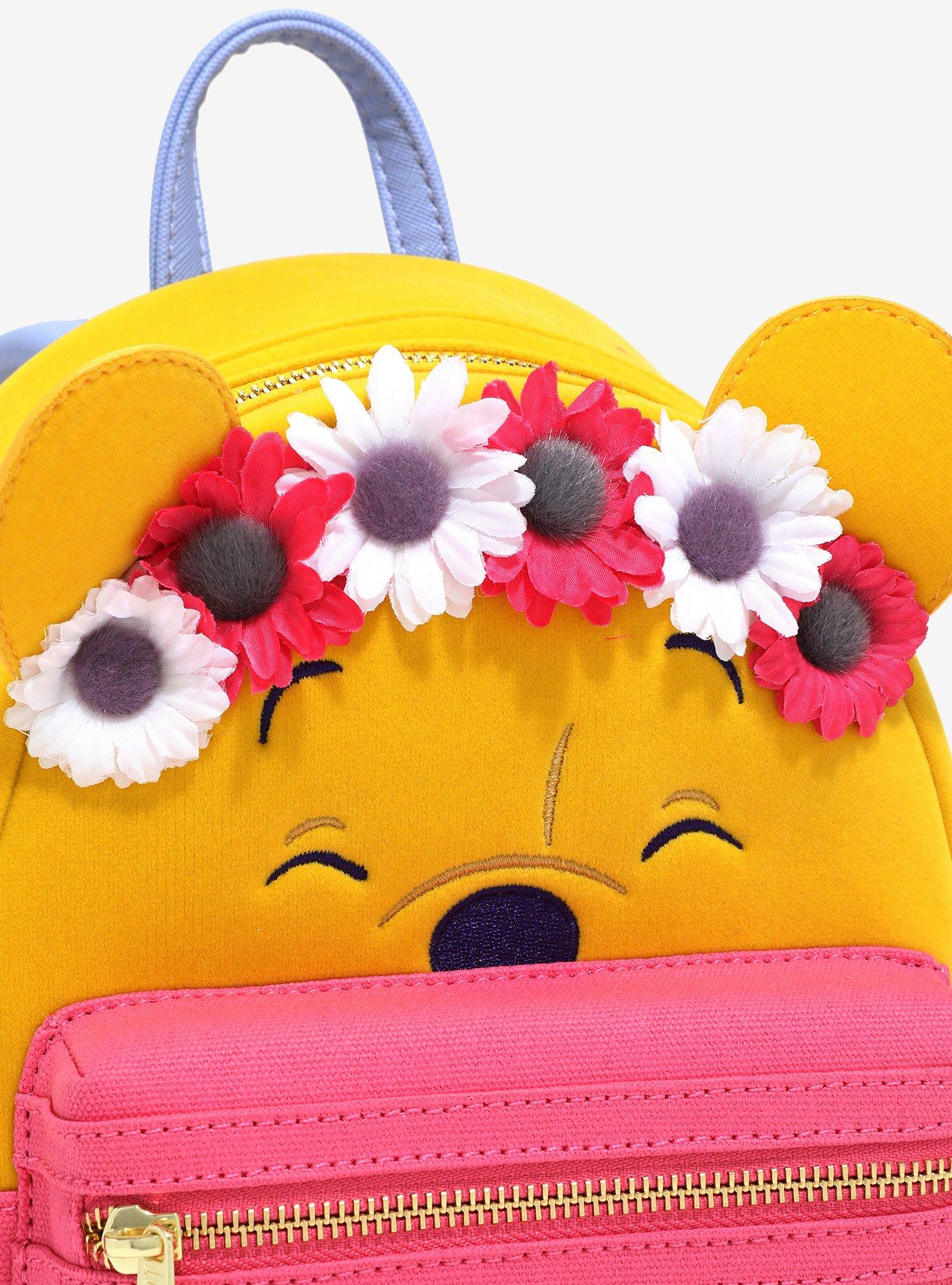 Loungefly Disney Winnie the Pooh Flower Crown Mini Backpack — BoxLunch Exclusive, , alternate