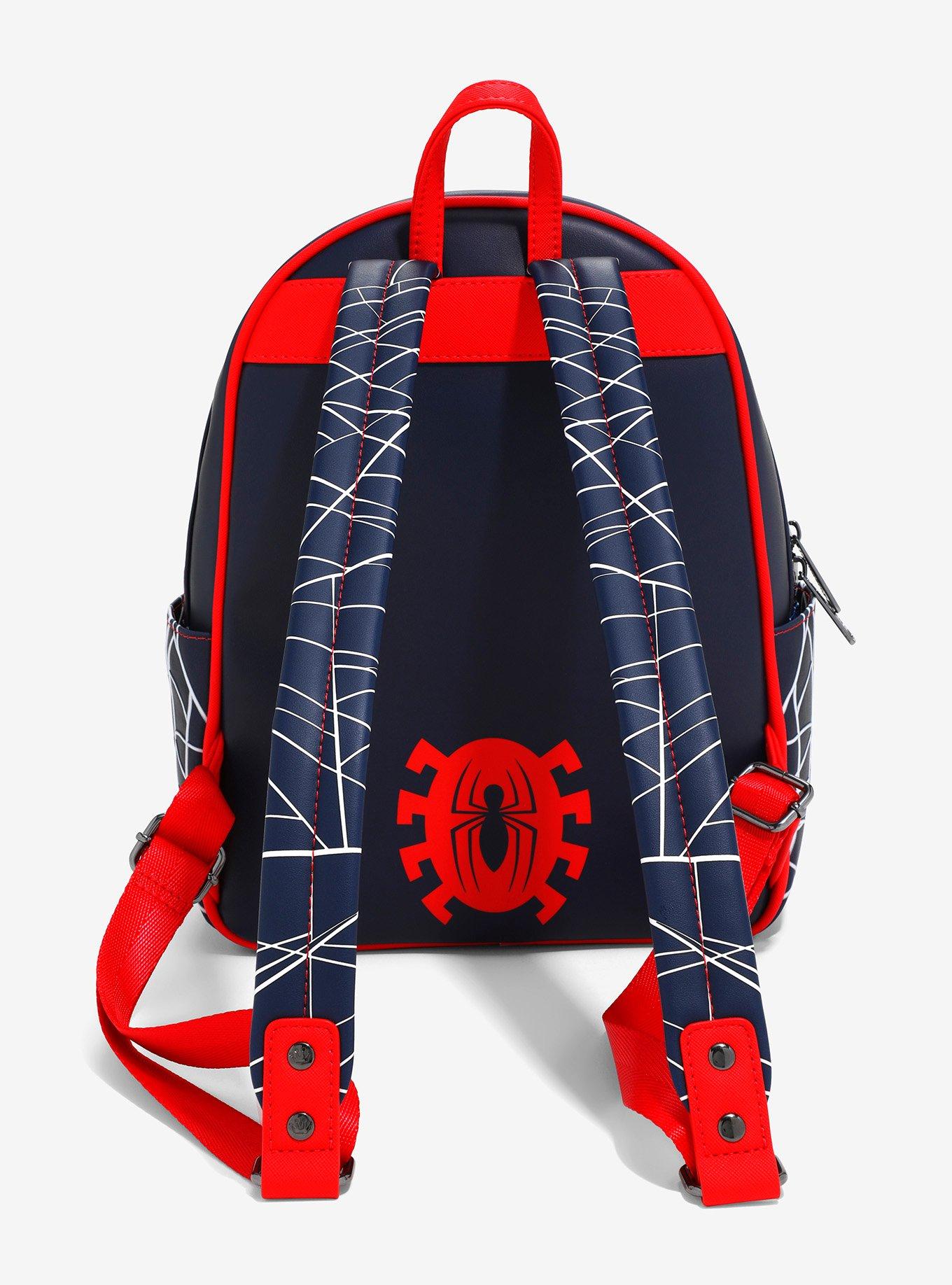 Loungefly Marvel Spider-Man Upside Down Web Mini Backpack &mdash; BoxLunch Exclusive, , alternate