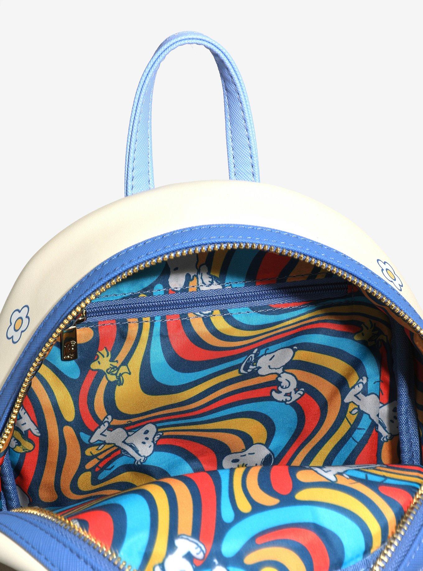 Loungefly Peanuts Snoopy and Woodstock Feelin' Groovy Mini Backpack — BoxLunch Exclusive