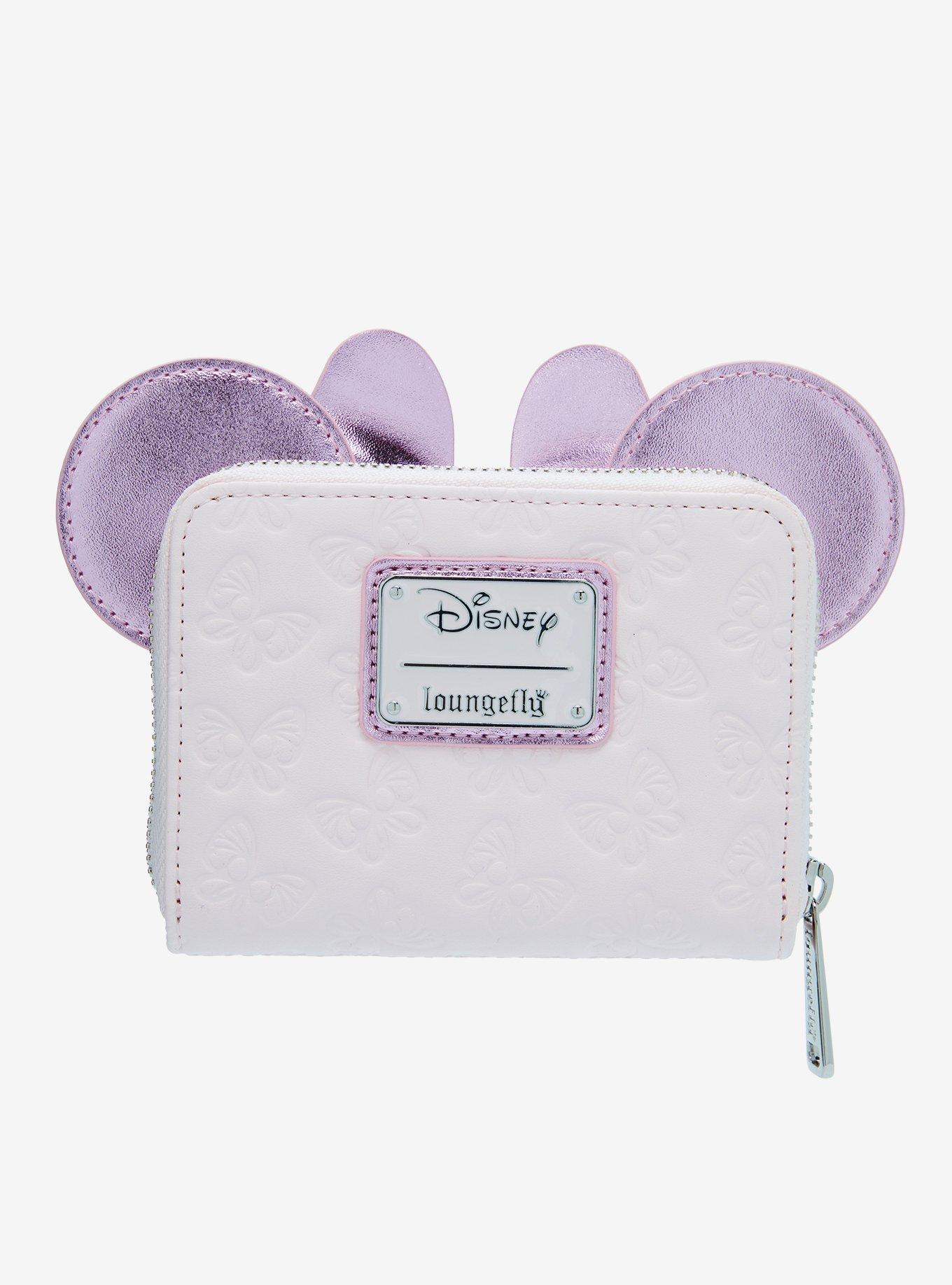 Loungefly Disney Minnie Mouse Pink Butterfly Wallet — BoxLunch Exclusive, , alternate