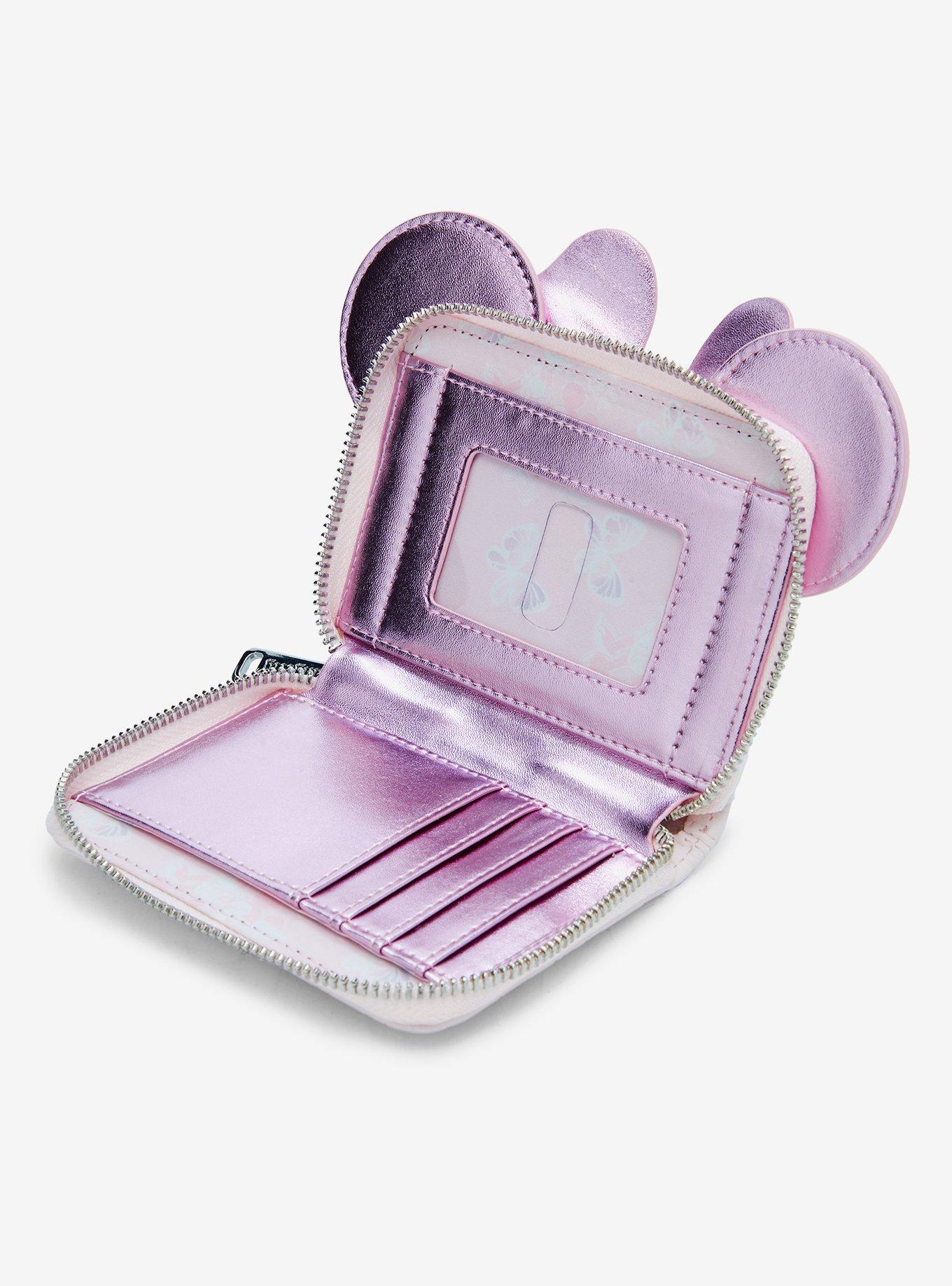 Loungefly Disney Minnie Mouse Pink Butterfly Wallet &mdash; BoxLunch Exclusive, , alternate