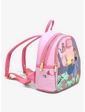 Loungefly Disney Sleeping Beauty Aurora and Critters Pink Mini Backpack — BoxLunch Exclusive, , hi-res