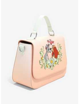 Loungefly Disney Lady and the Tramp Kiss Floral Crossbody Bag — BoxLunch Exclusive, , hi-res