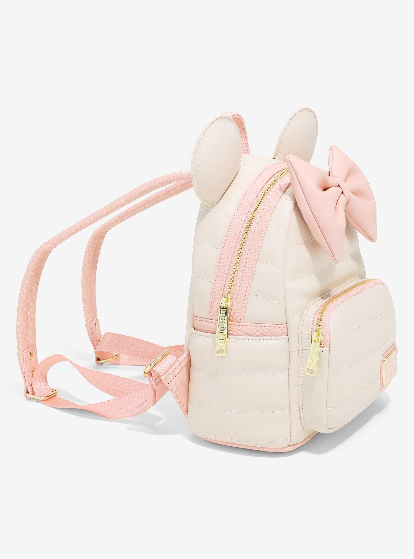 Loungefly Disney Minnie Mouse Pink Tonal Puff Mini Backpack - BoxLunch Exclusive