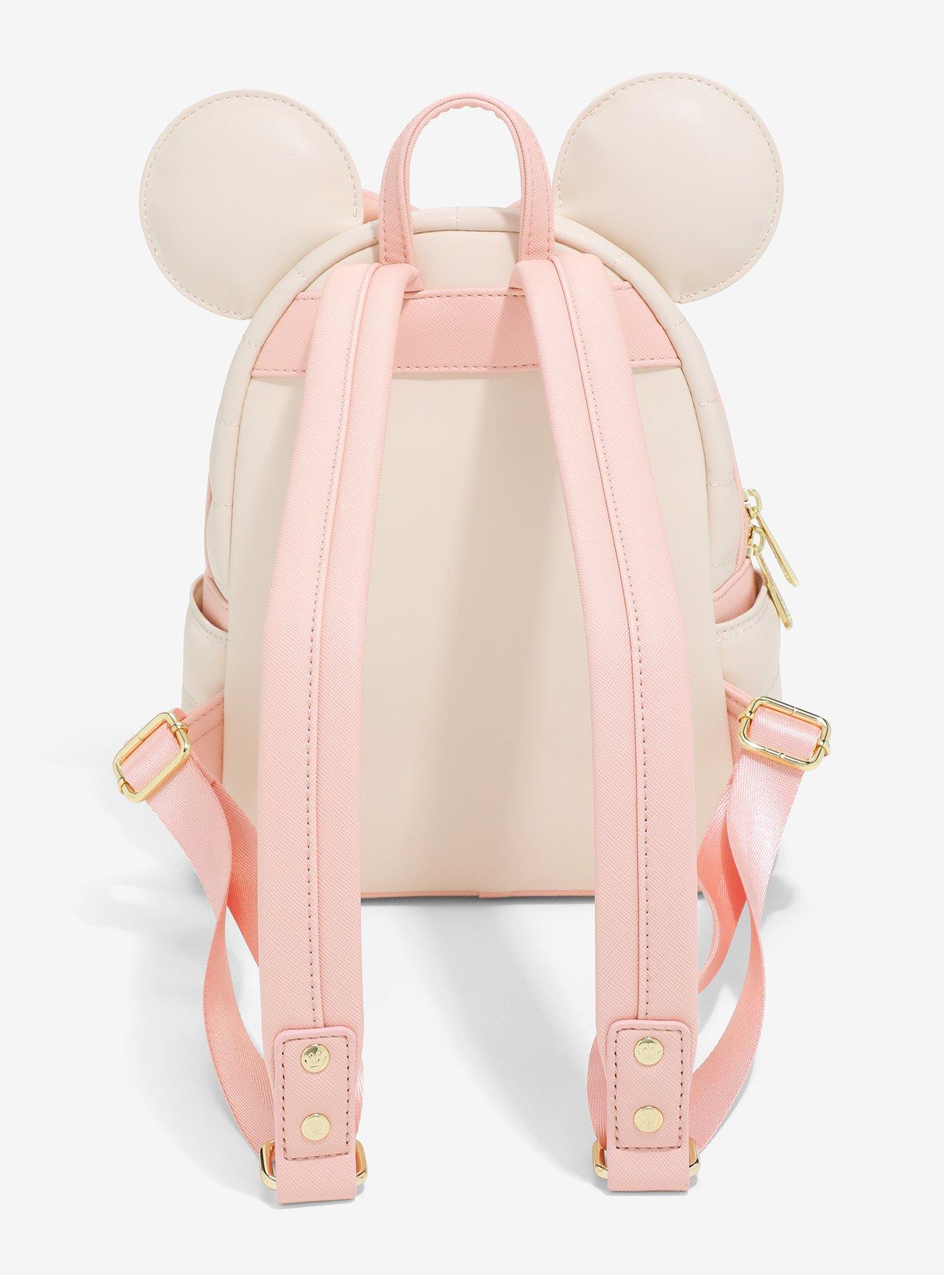 Loungefly Disney Minnie Mouse Pink Tonal Puff Mini Backpack - BoxLunch Exclusive