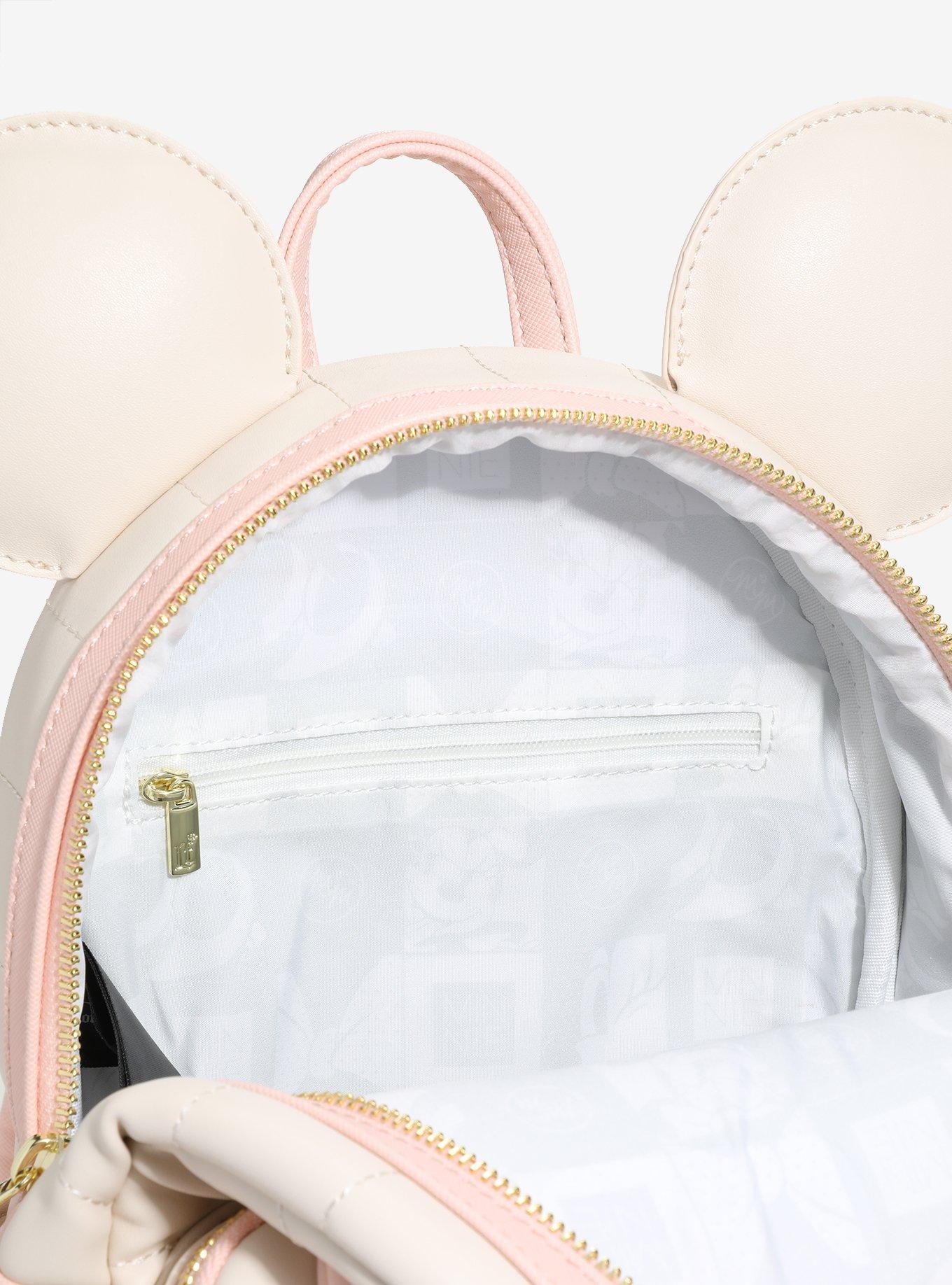 Loungefly Disney Minnie Mouse Pink Tonal Puff Mini Backpack - BoxLunch Exclusive, , alternate