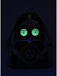 Loungefly Star Wars C-3PO Glow-in-the-Dark Mini Backpack — BoxLunch Exclusive, , alternate