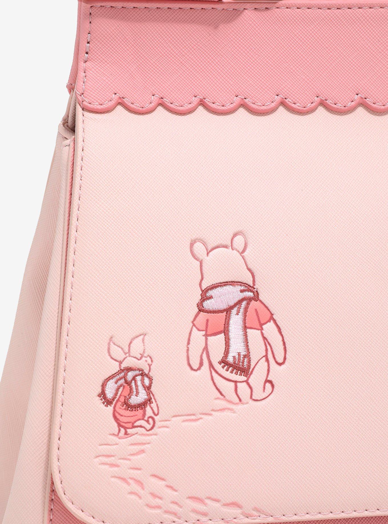 Loungefly Disney Winnie the Pooh Piglet and Pooh Pink Crossbody Bag — BoxLunch Exclusive