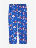 One Piece Monkey D. Luffy Poses Sleep Pants - BoxLunch Exclusive, BLUE, alternate