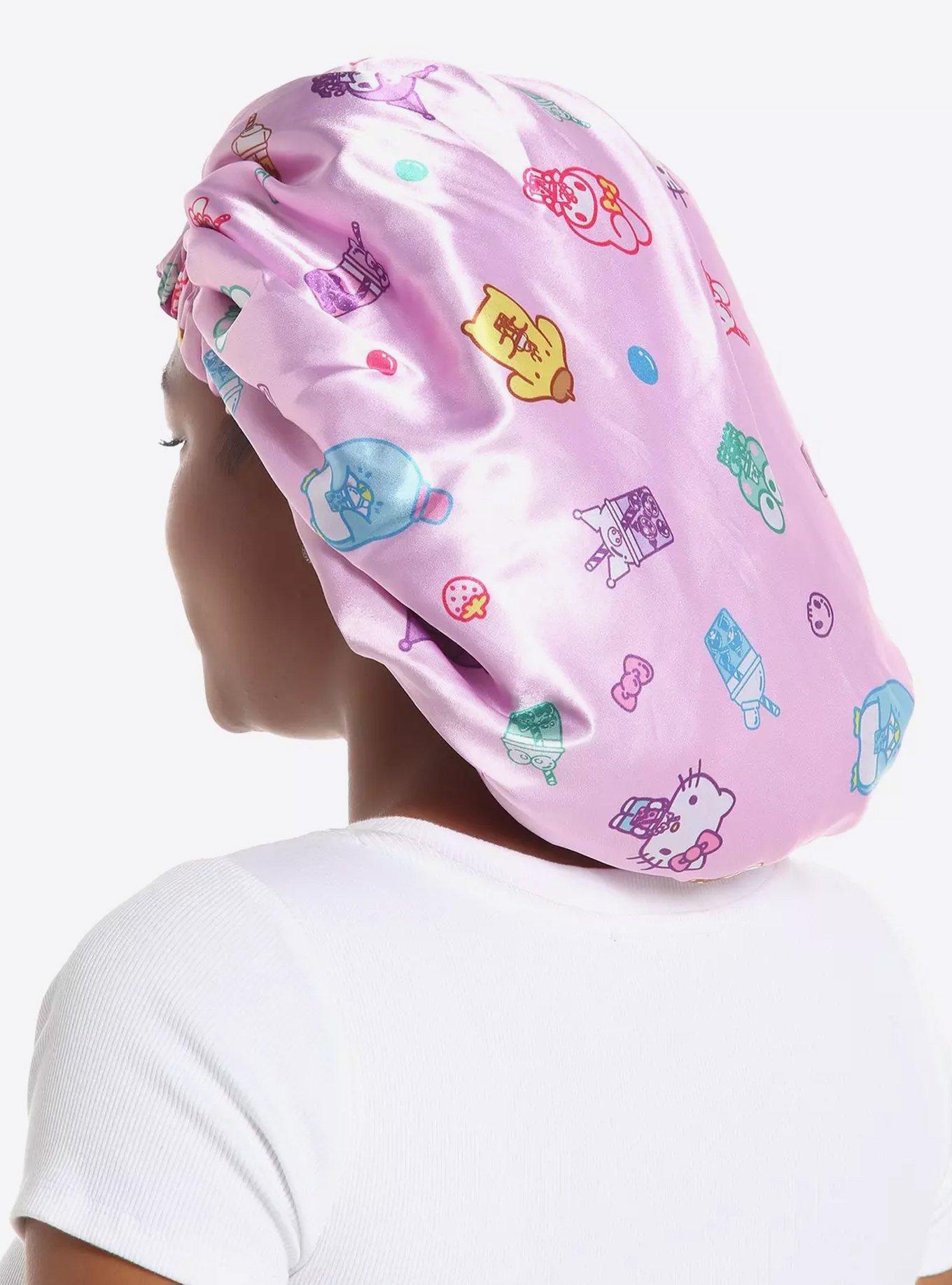 Sanrio Hello Kitty & Friends Boba Allover Print Satin Bonnet, , alternate