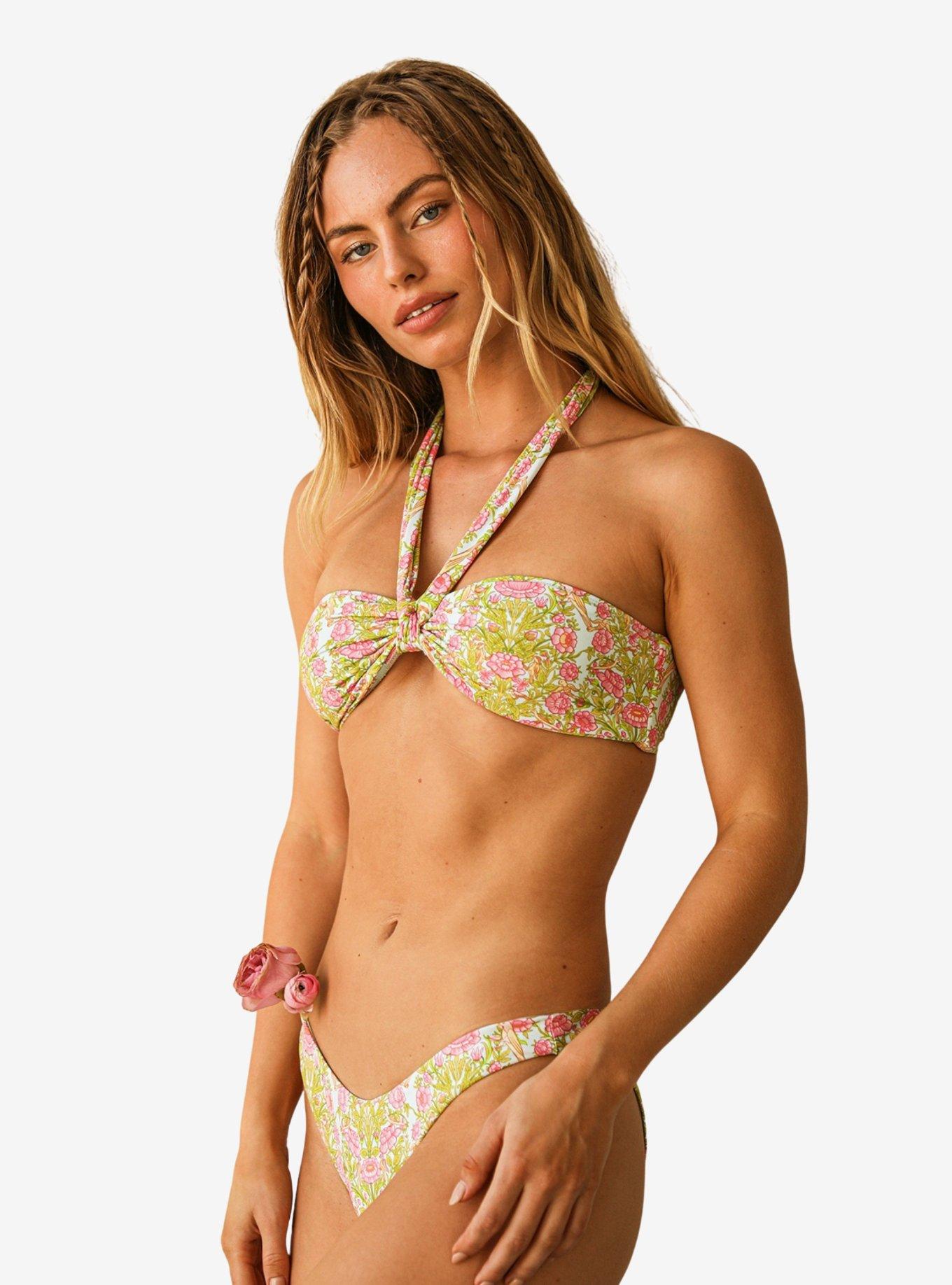 Dippin' Daisy's Forget Me Knot Swim Top Multi-Colored Floral