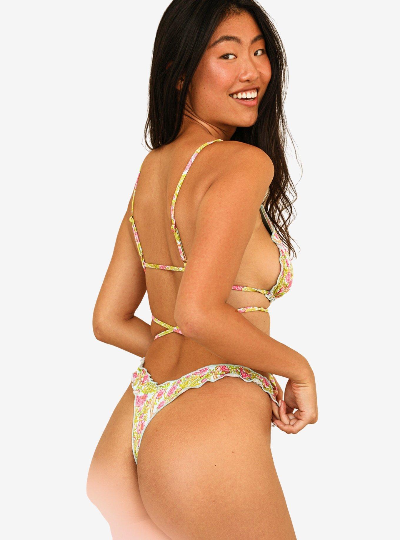Dippin' Daisy's Sage Swim Top Multi-Colored Floral, FLORAL, alternate