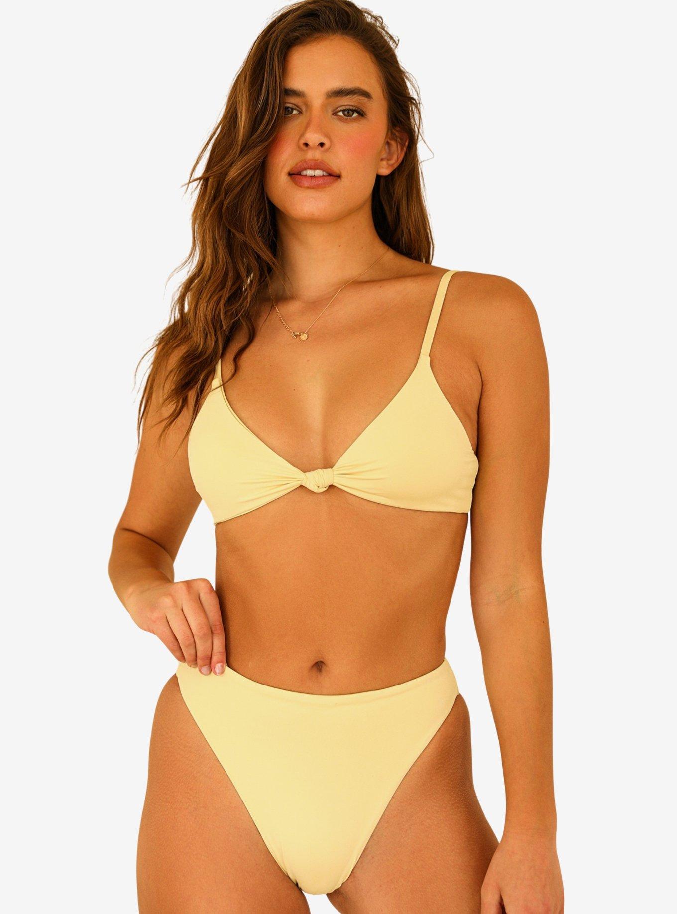 Dippin' Daisy's Seashore Swim Bottom Pale Yellow, PALE YELLOW, alternate