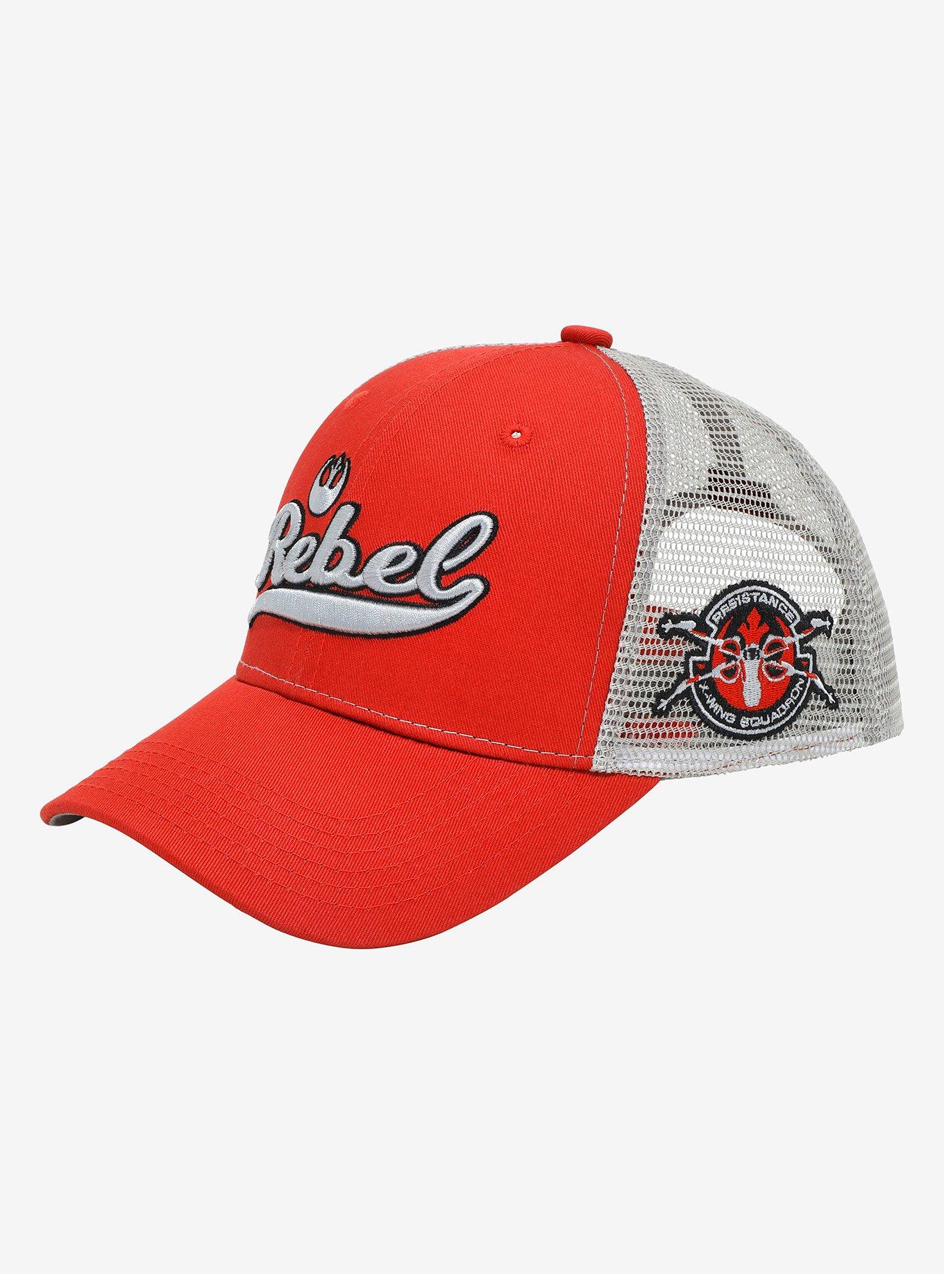 Star Wars Rebel Red Trucker Hat - BoxLunch Exclusive, , alternate